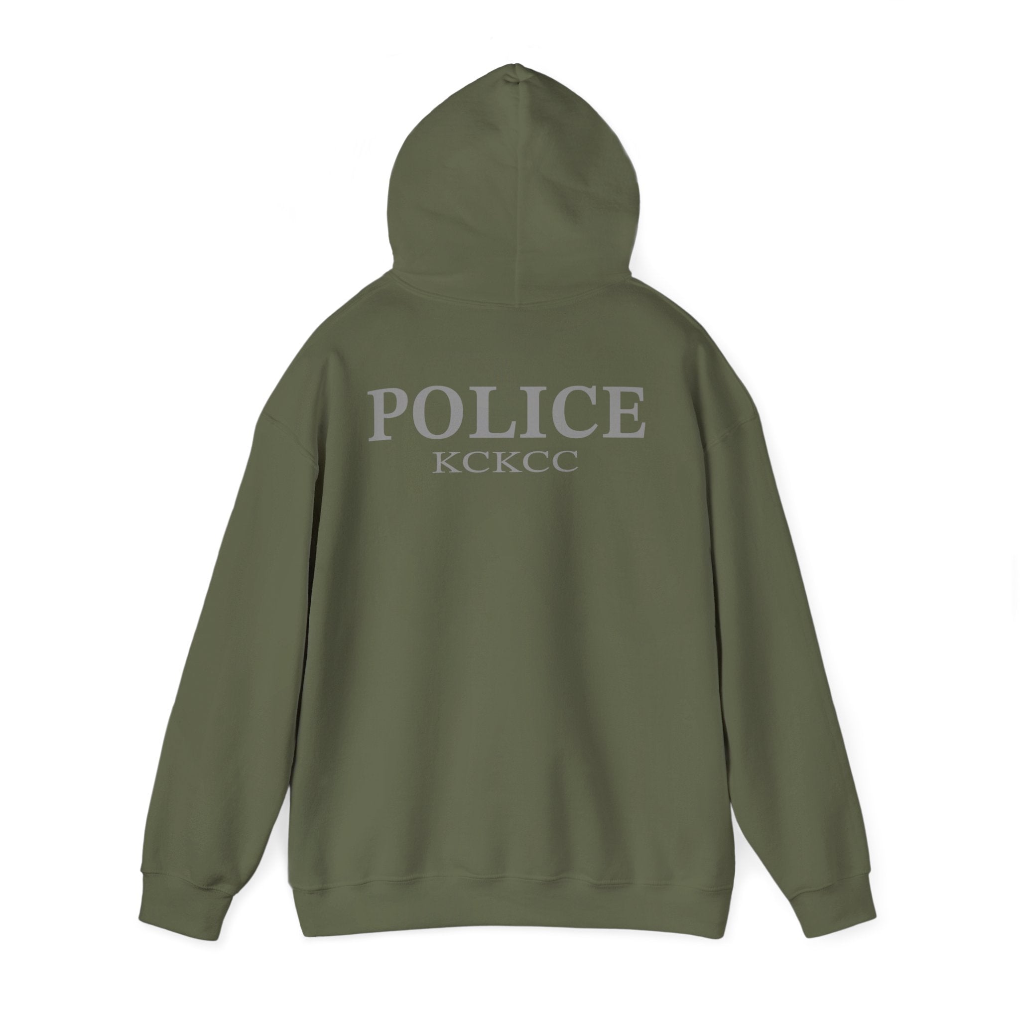 Kansas City College Police Grey Patch - Unisex Heavy Blend™ Hooded Sweatshirt