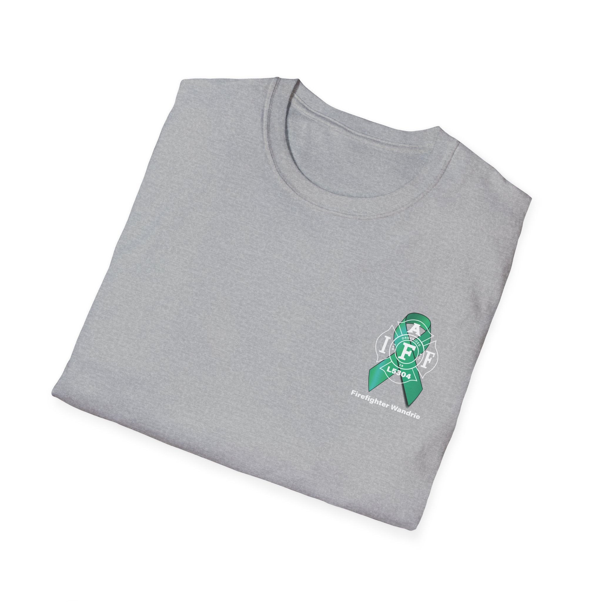 Clark County Firefighter Wandrie Support - Gildan Soft Cotton Softstyle T-Shirt