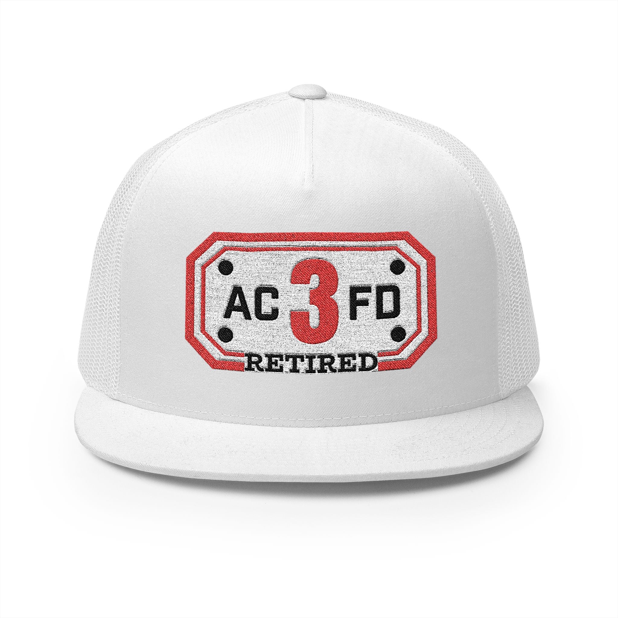 Retired Arlington Engine 3 - 5 Panel Trucker Cap (Embroidery)