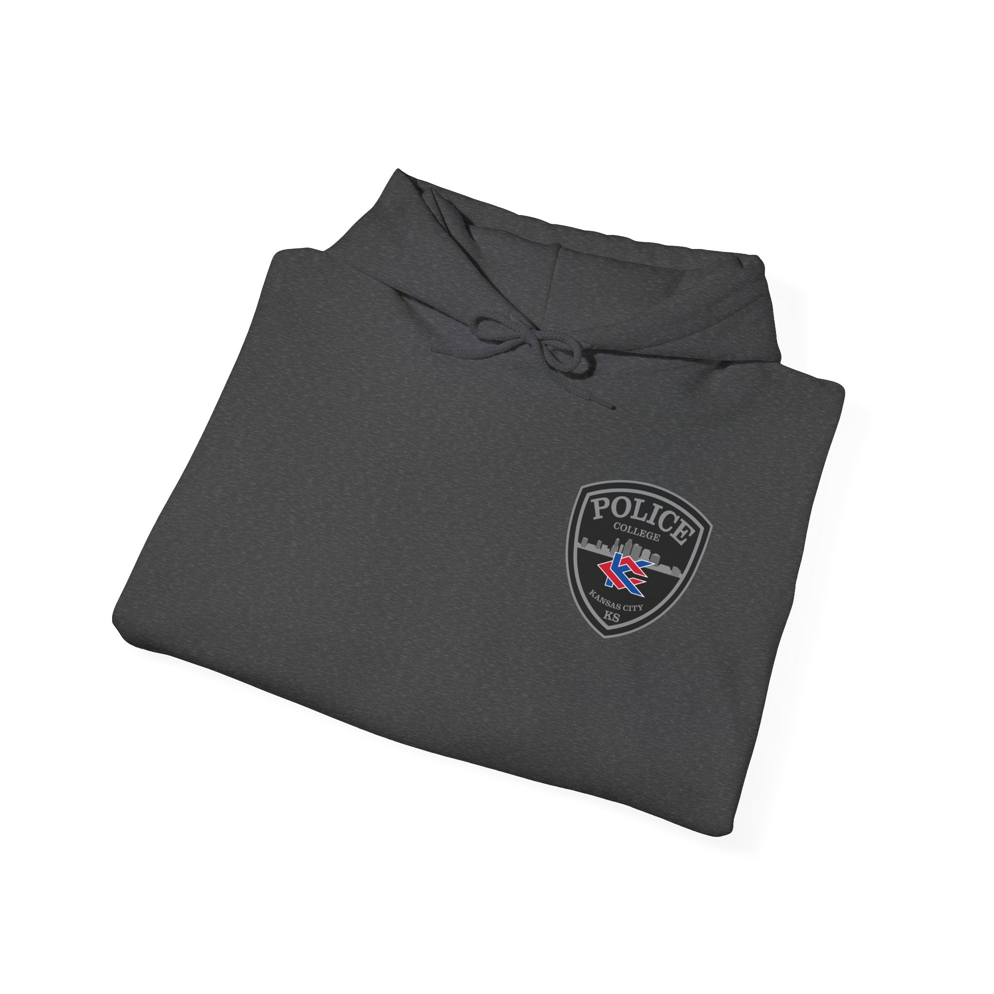 Kansas City College Police Grey Patch - Unisex Heavy Blend™ Hooded Sweatshirt