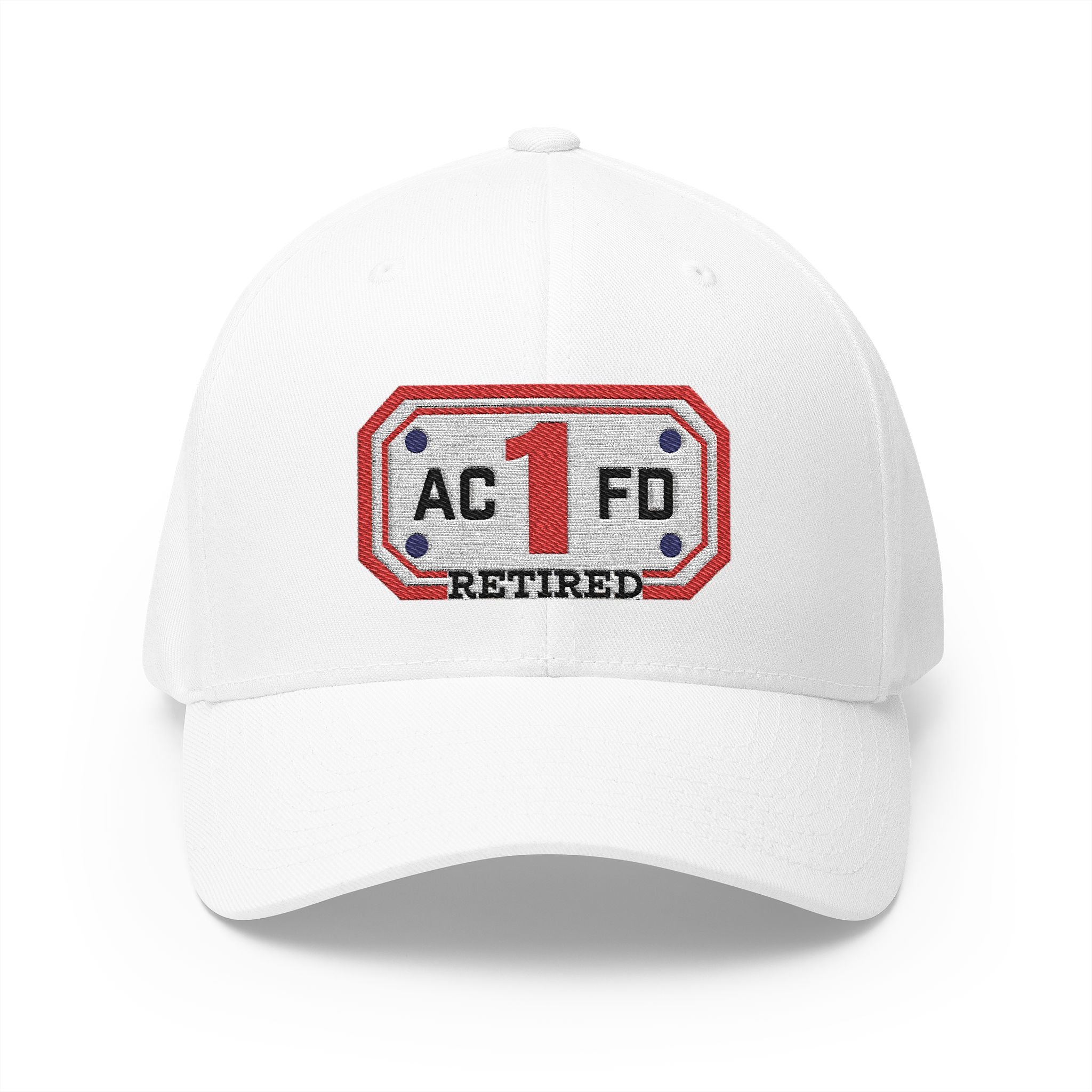Retired Arlington Engine 1 - FLEXFIT Closed-Back Structured Cap (Embroidery)