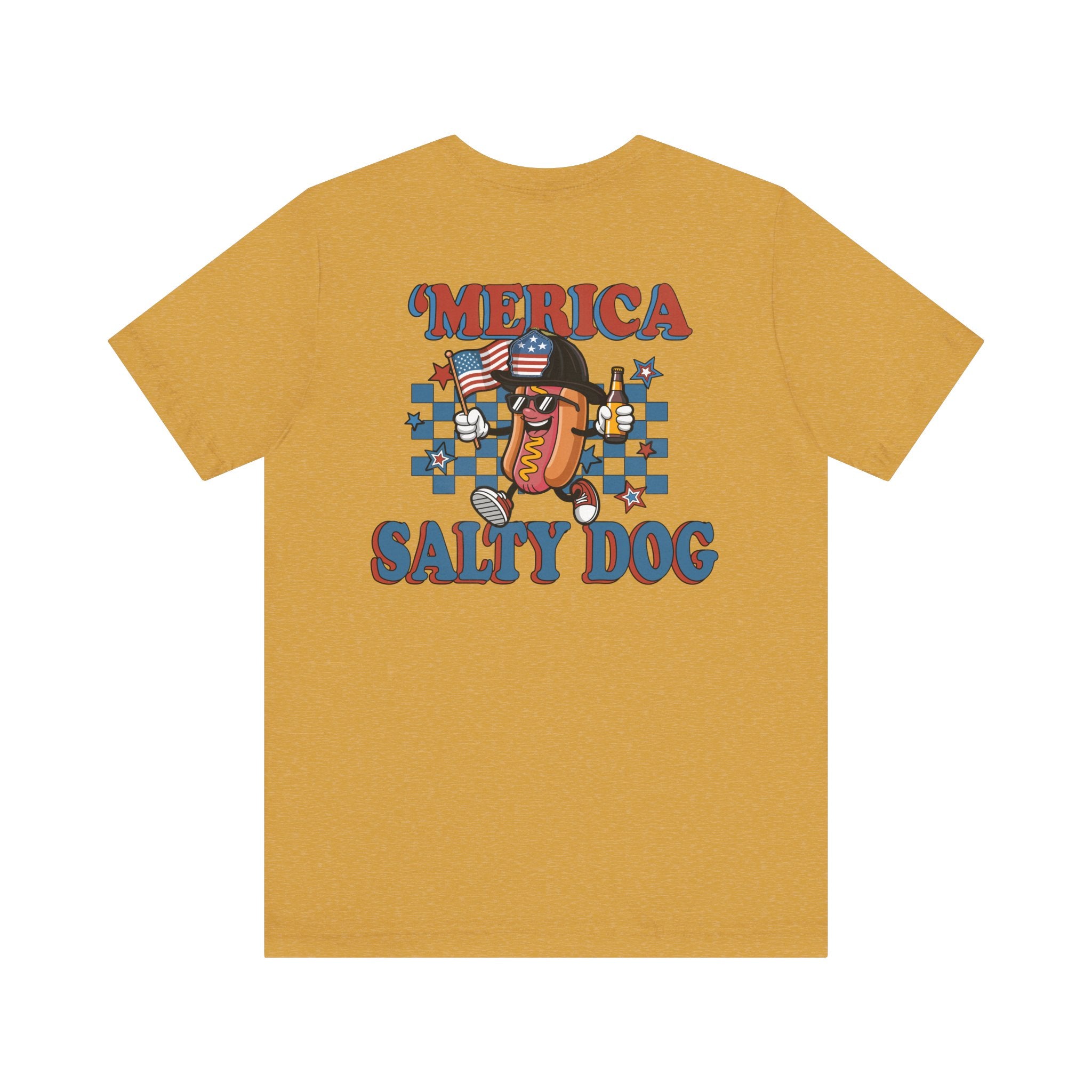 Salty Dog 'Merica Shirt - Bella-Canva Soft Jersey Short Sleeve Tee