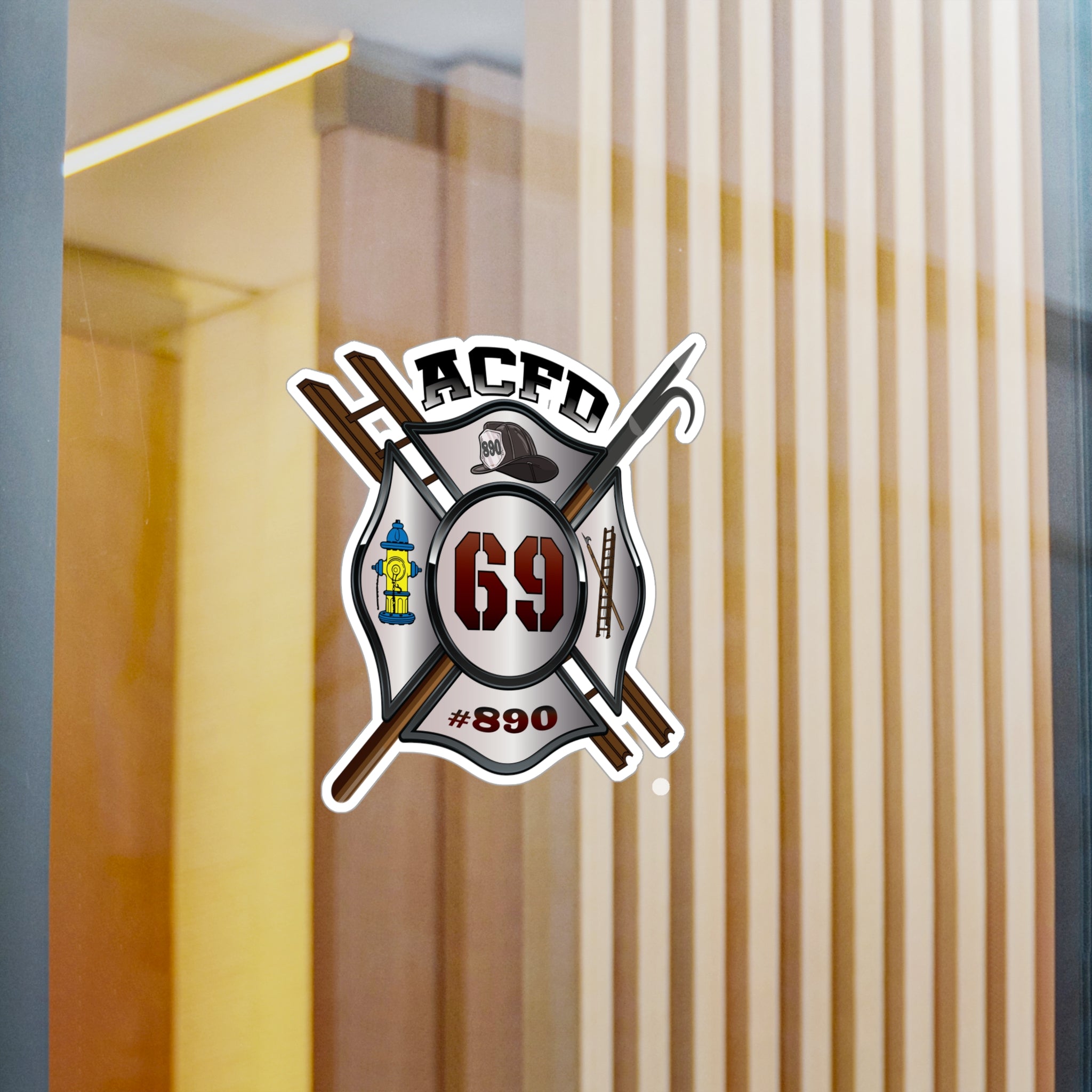 Kiss-Cut Vinyl Decals -Recruit Class 69 Arlington Maltese