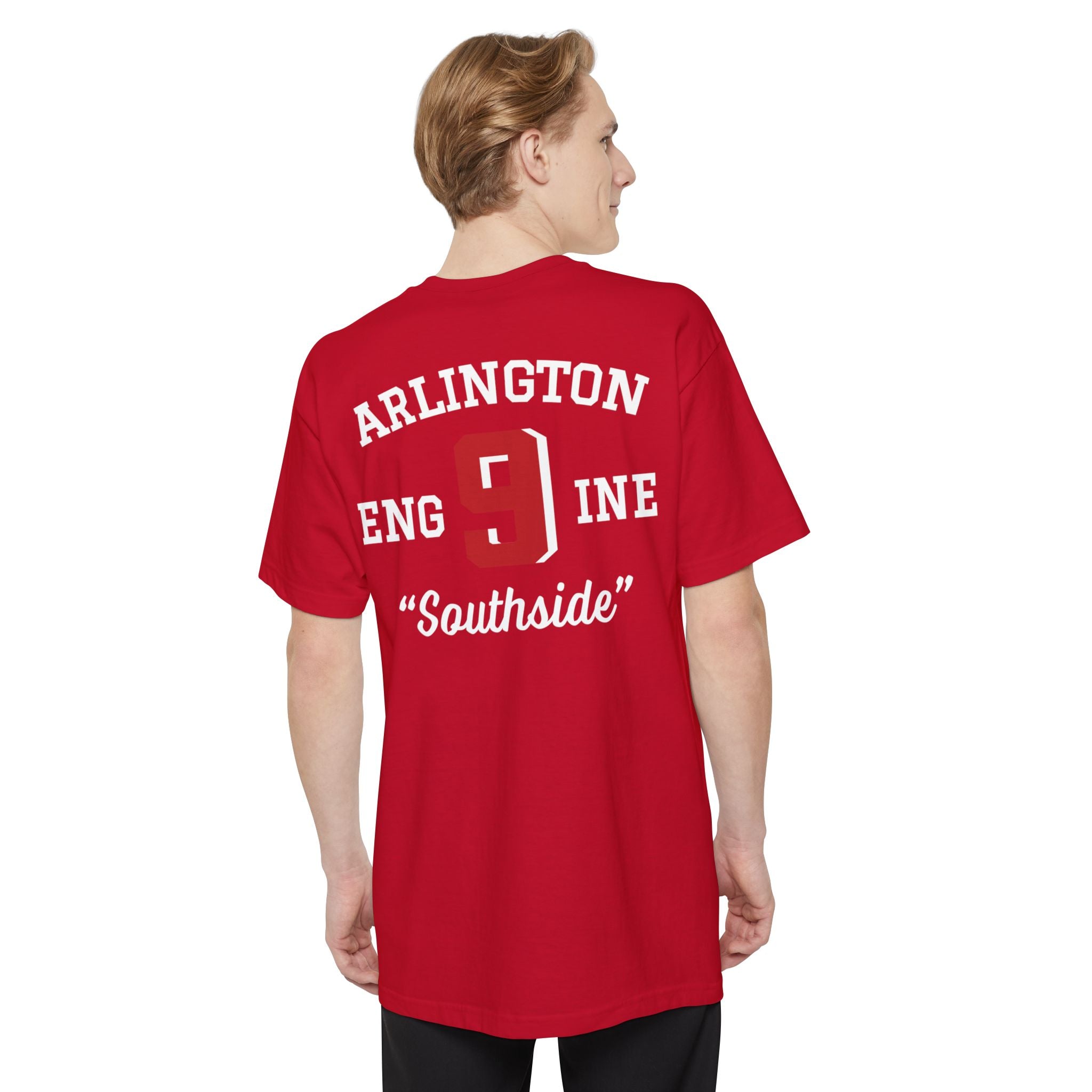 (Tall) Station 9 Firefighter Engine - Tall Beefy-T® - Unisex T-Shirt