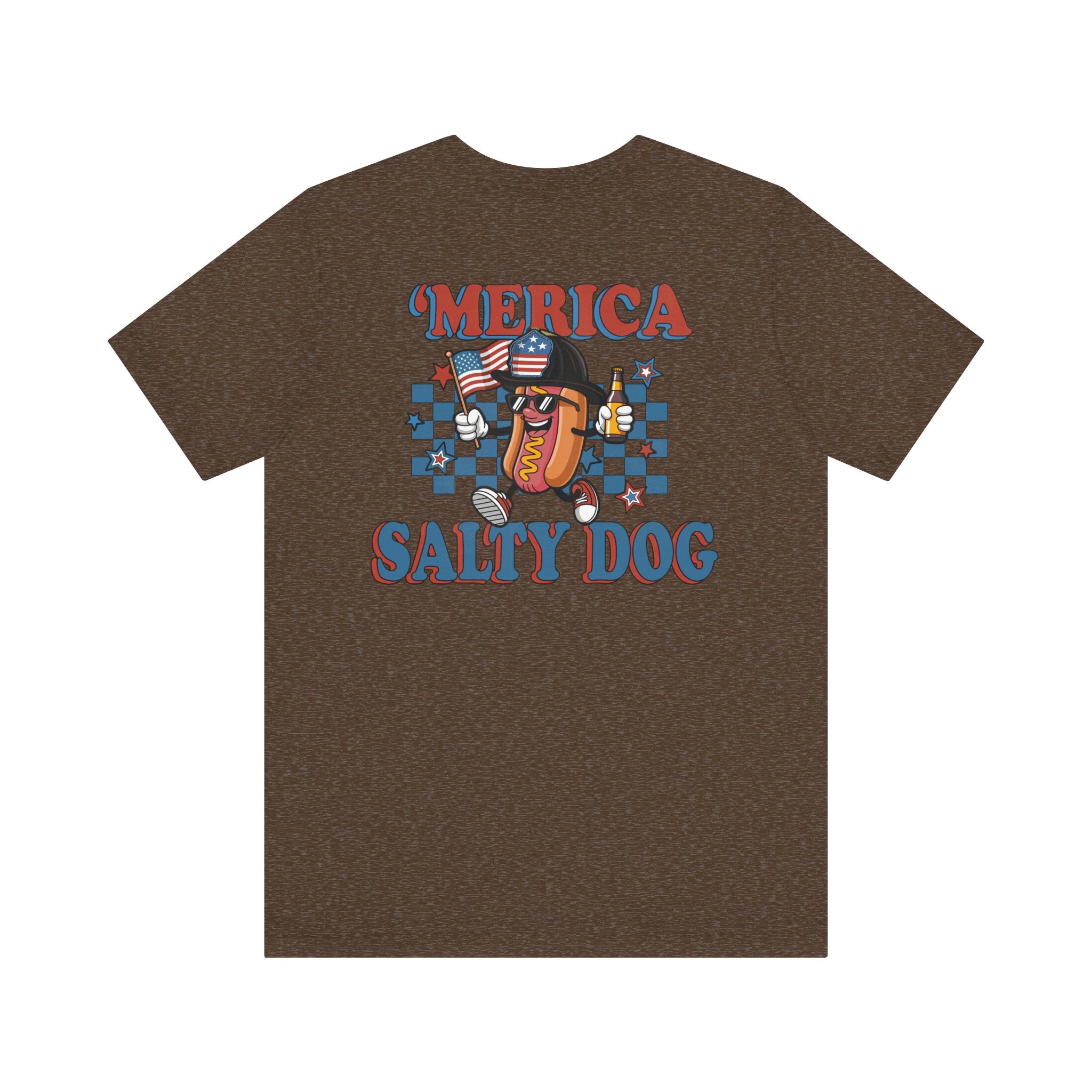 Salty Dog 'Merica Shirt - Bella-Canva Soft Jersey Short Sleeve Tee