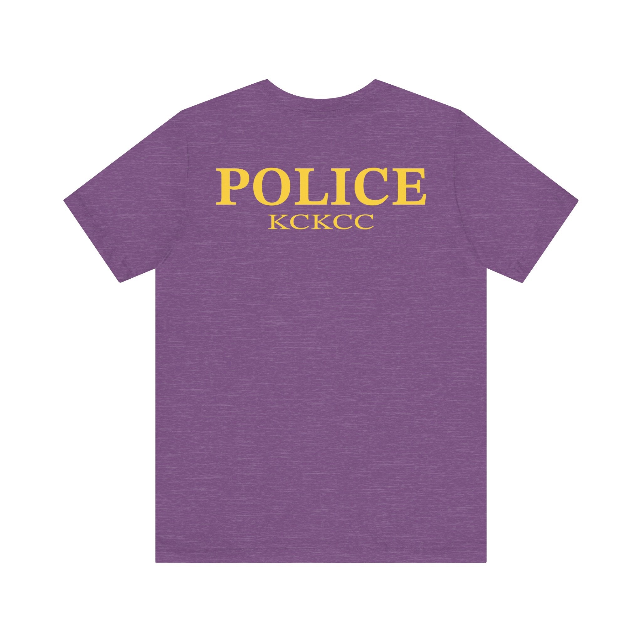 KCKCC Police Patch Color - Unisex Jersey Short Sleeve Tee