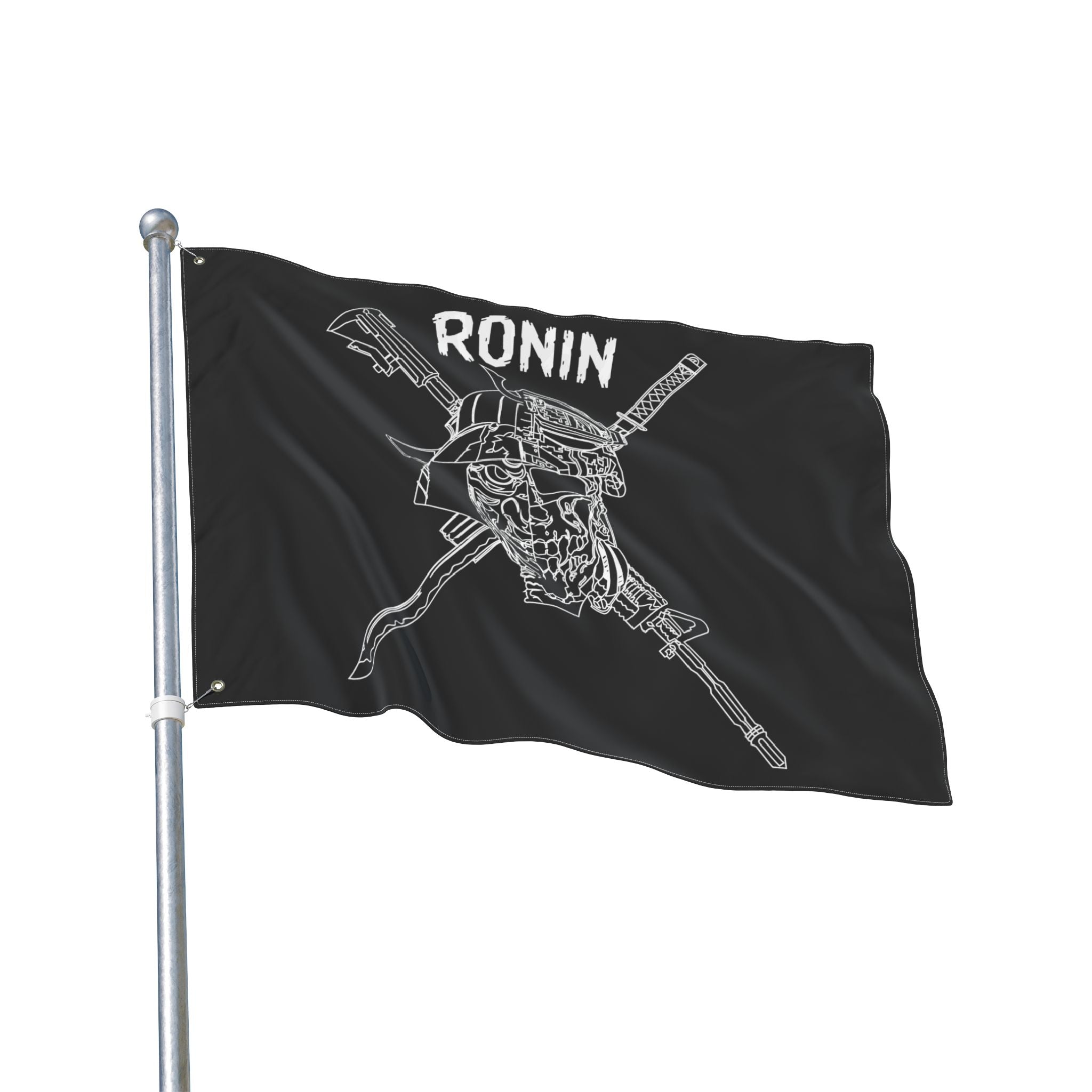 Charlie 2 Ronin- Black Double Sided Flag