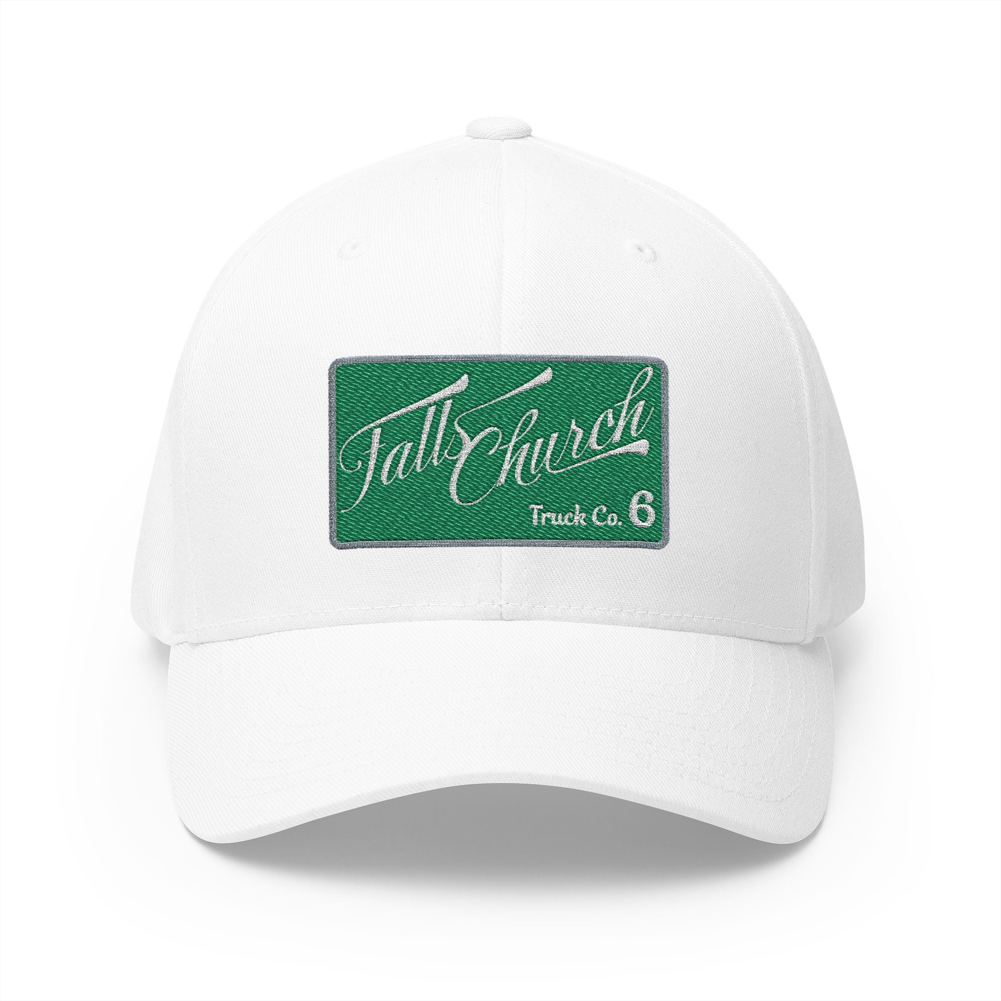 Arlington Falls Church Truck 6 - FLEXFIT Closed-Back Structured Cap (Embroidery)