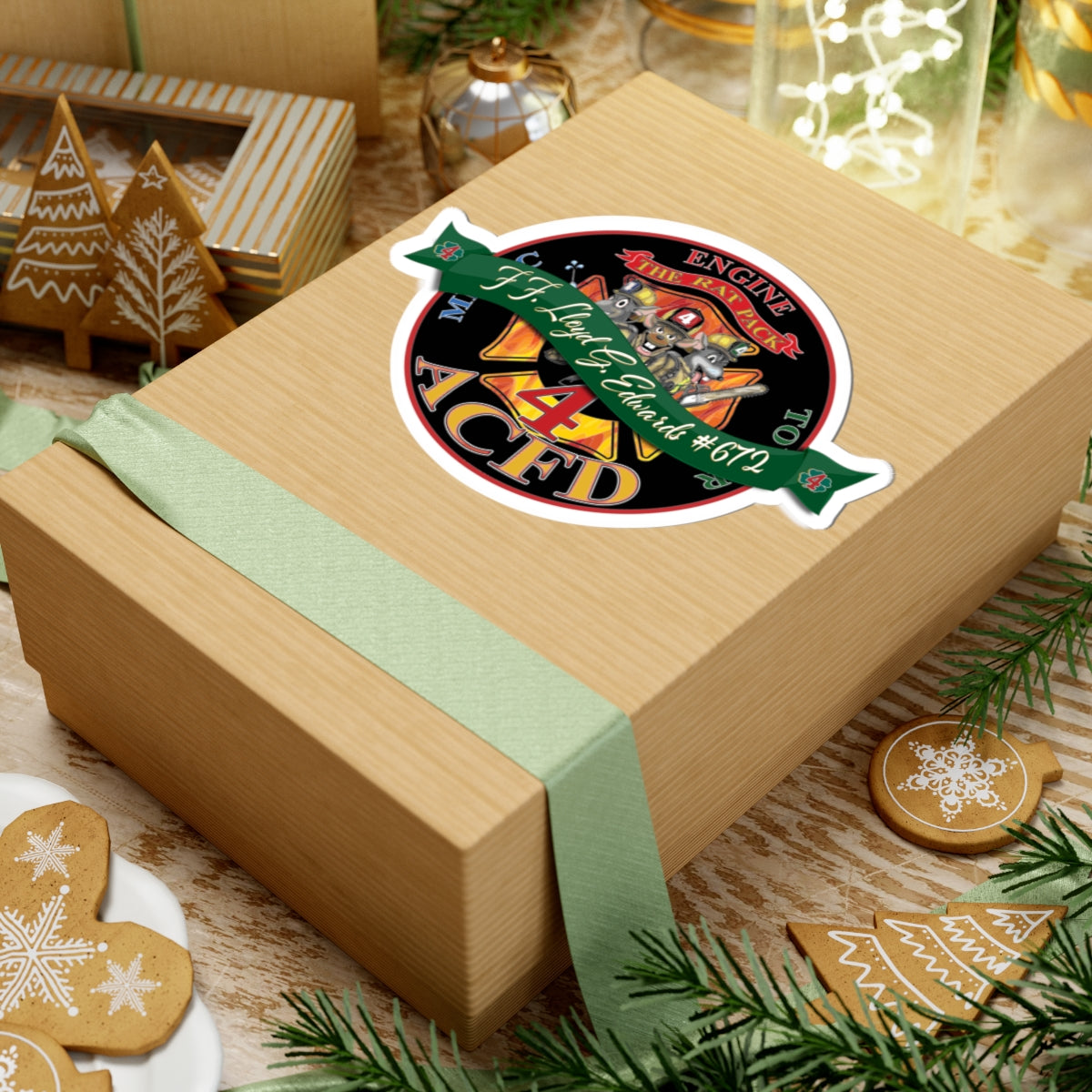 Lloyd Edwards Rat Pack Memorial Sticker - Kiss-Cut Stickers