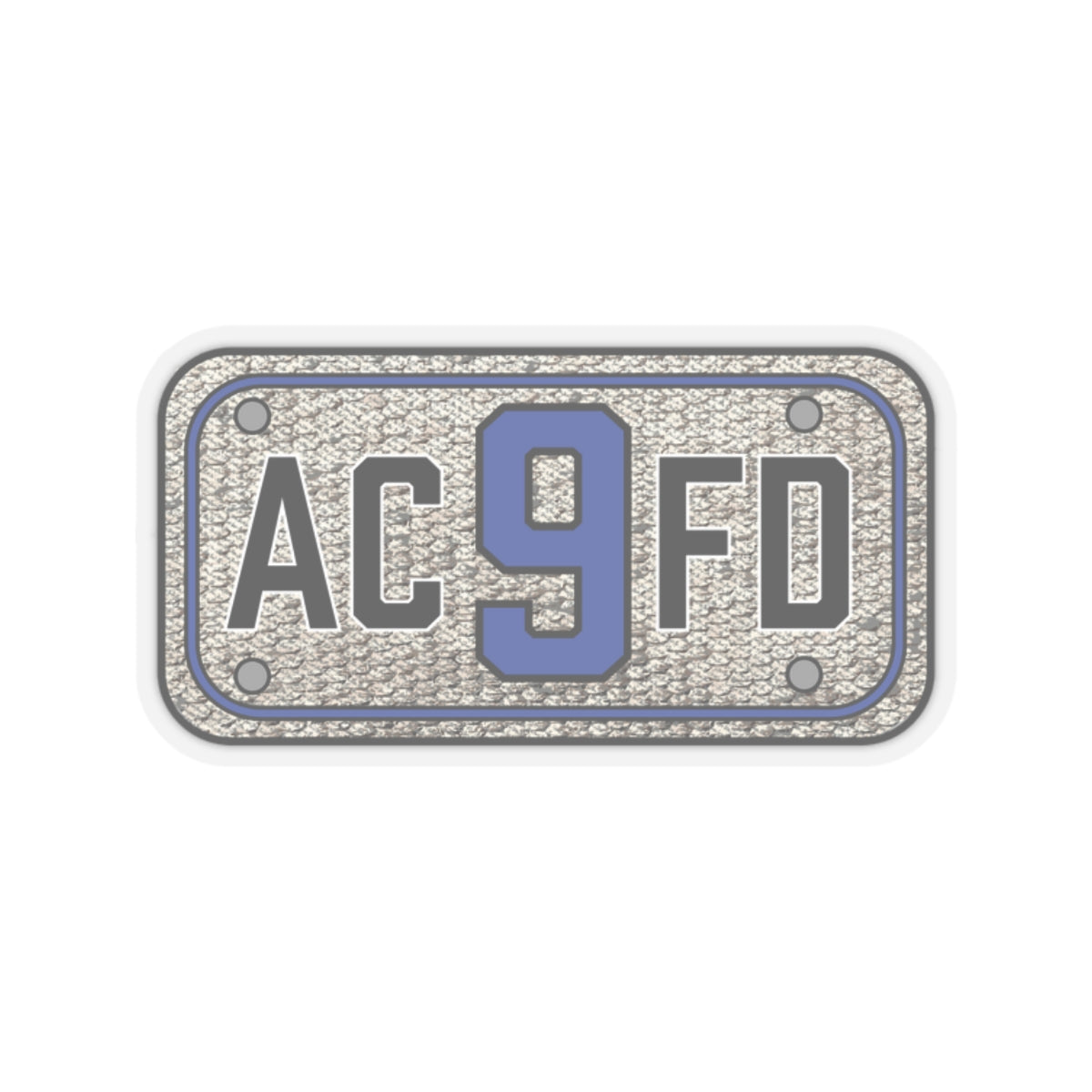 ACFD 9 Rescue Hose Patch - Kiss-Cut Stickers
