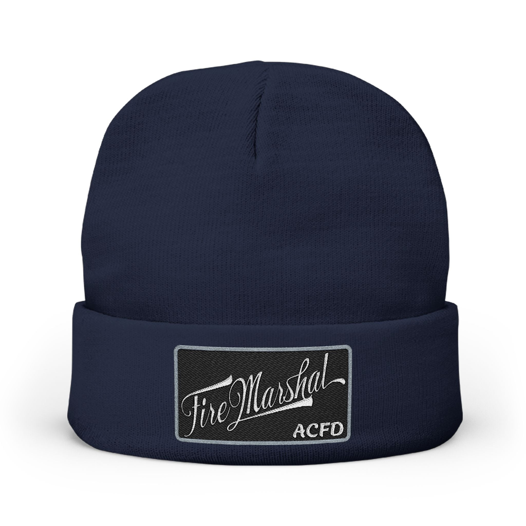 Arlington Fire Marshal Written- Knit Beanie (Embroidery)