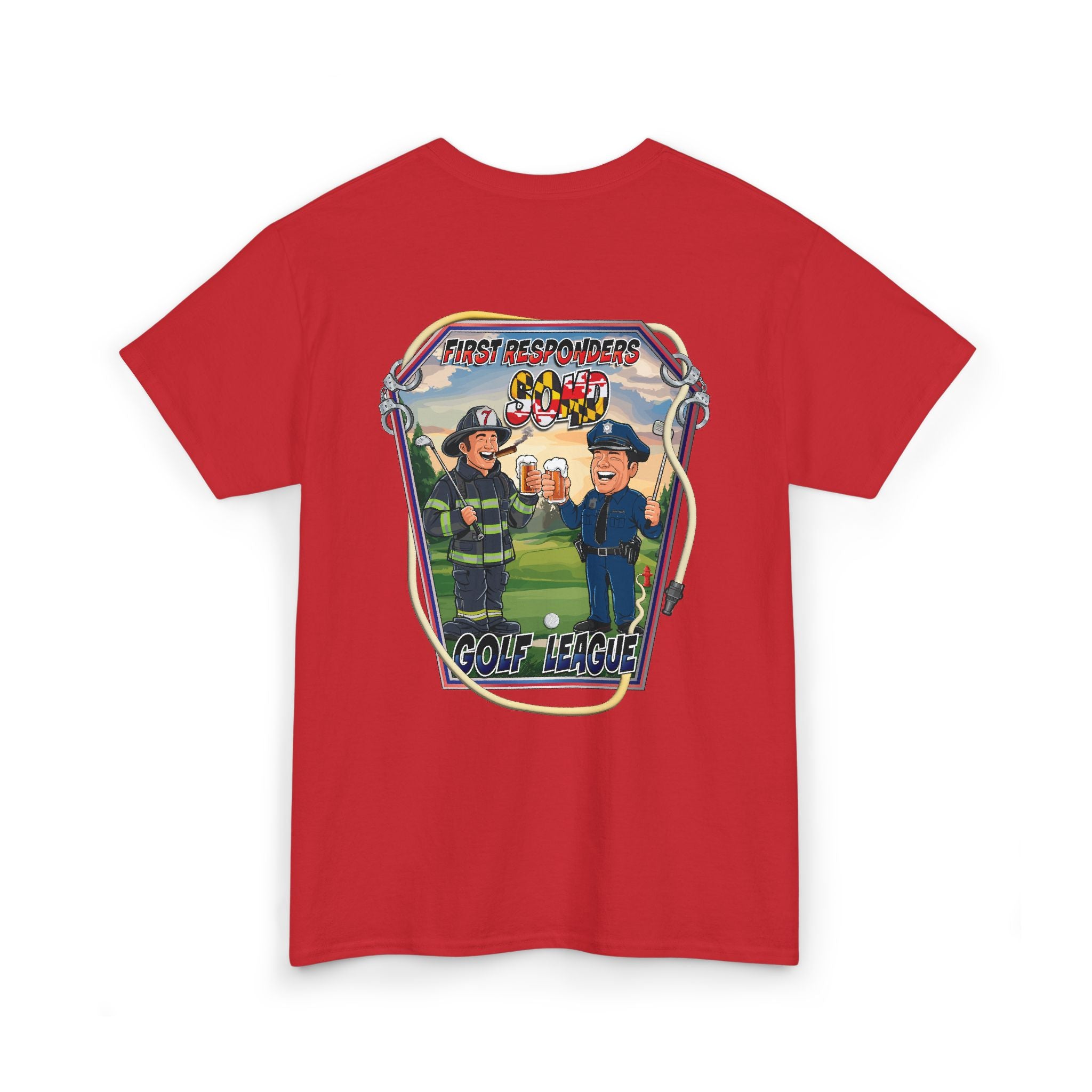SOMD First Responder Golf - Heavy Cotton Tee