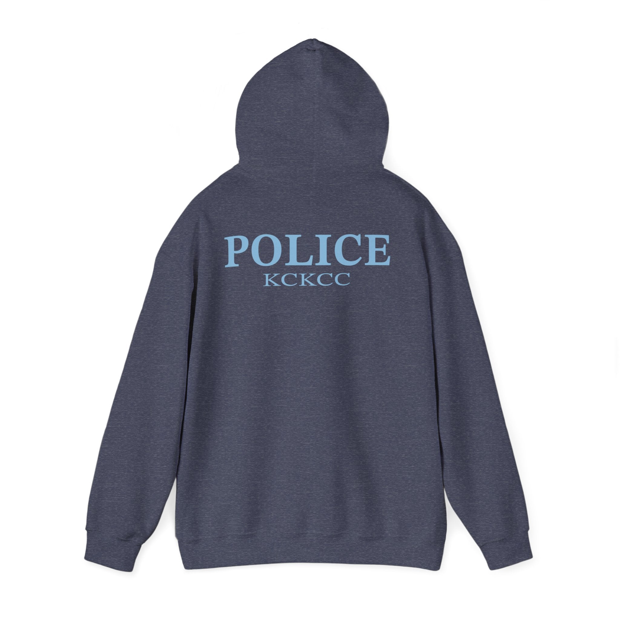 Kansas City College Police Blue Patch - Unisex Heavy Blend™ Hooded Sweatshirt