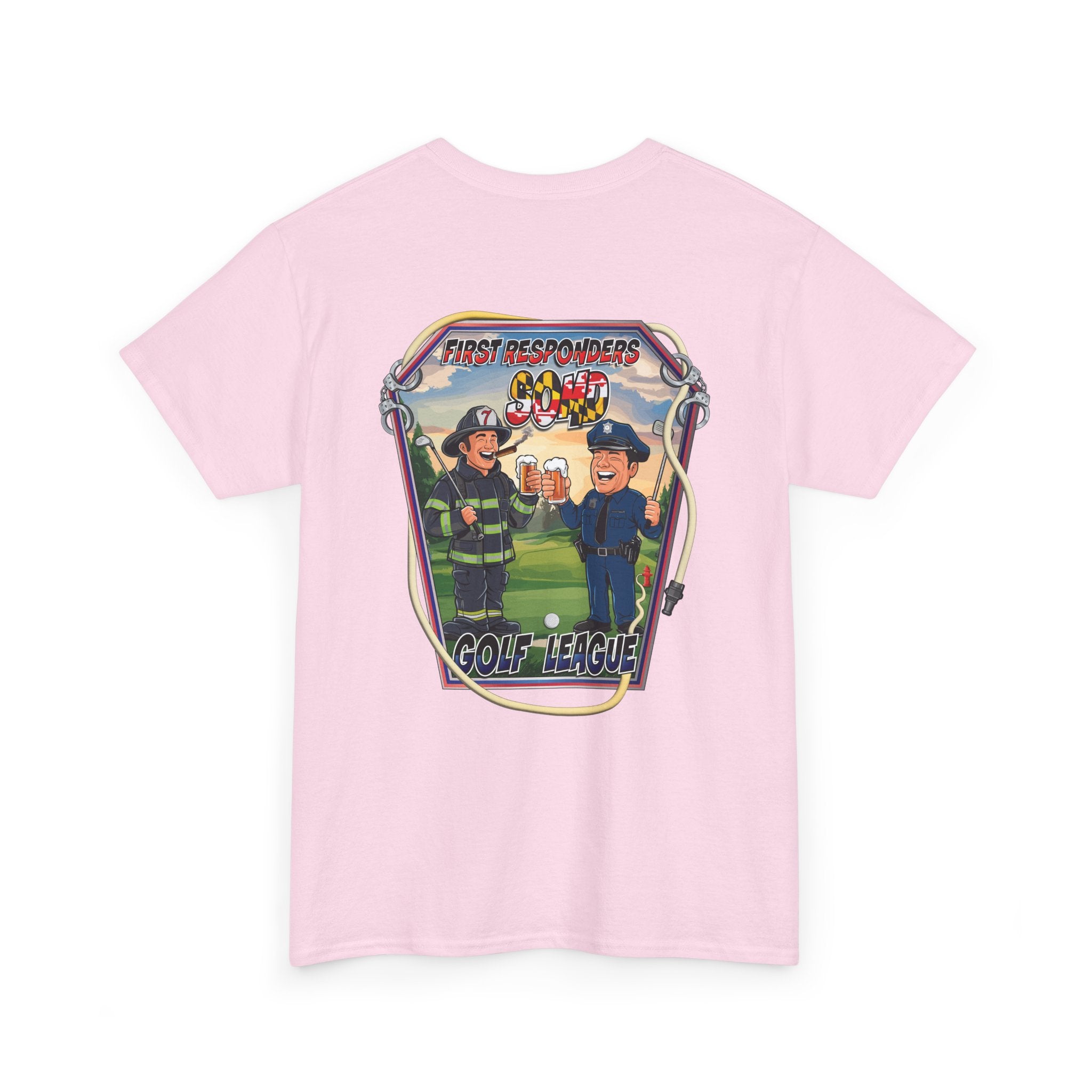 SOMD First Responder Golf - Heavy Cotton Tee