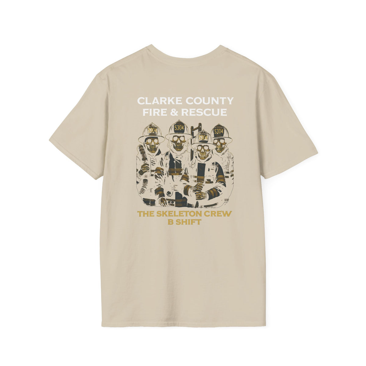 Clarke County B Shift version 1 (Portion of Proceeds go to Local 5304) - Gildan Soft Cotton Softstyle T-Shirt