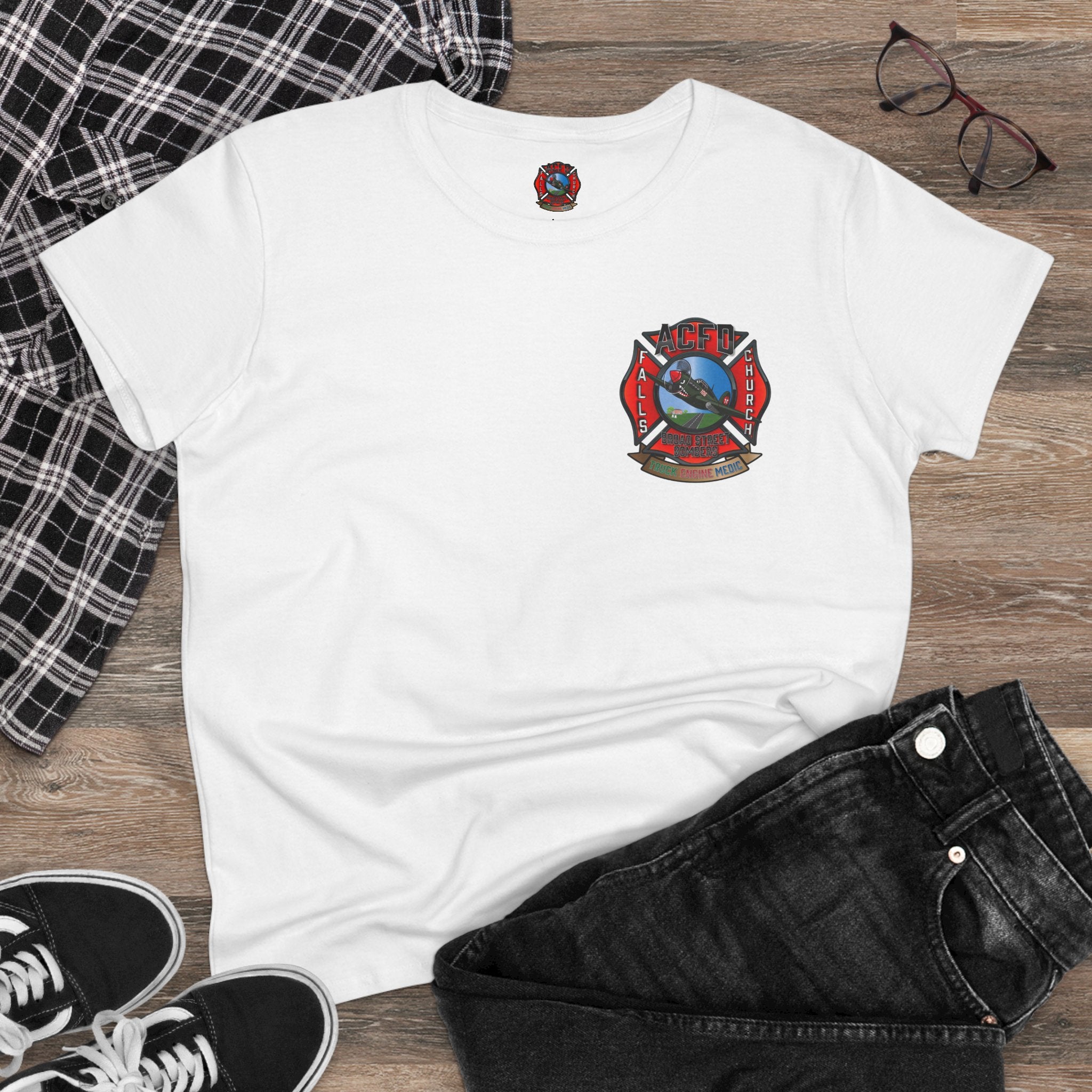 Women's Midweight Cotton Tee - Station 6 Broad Street Bombers