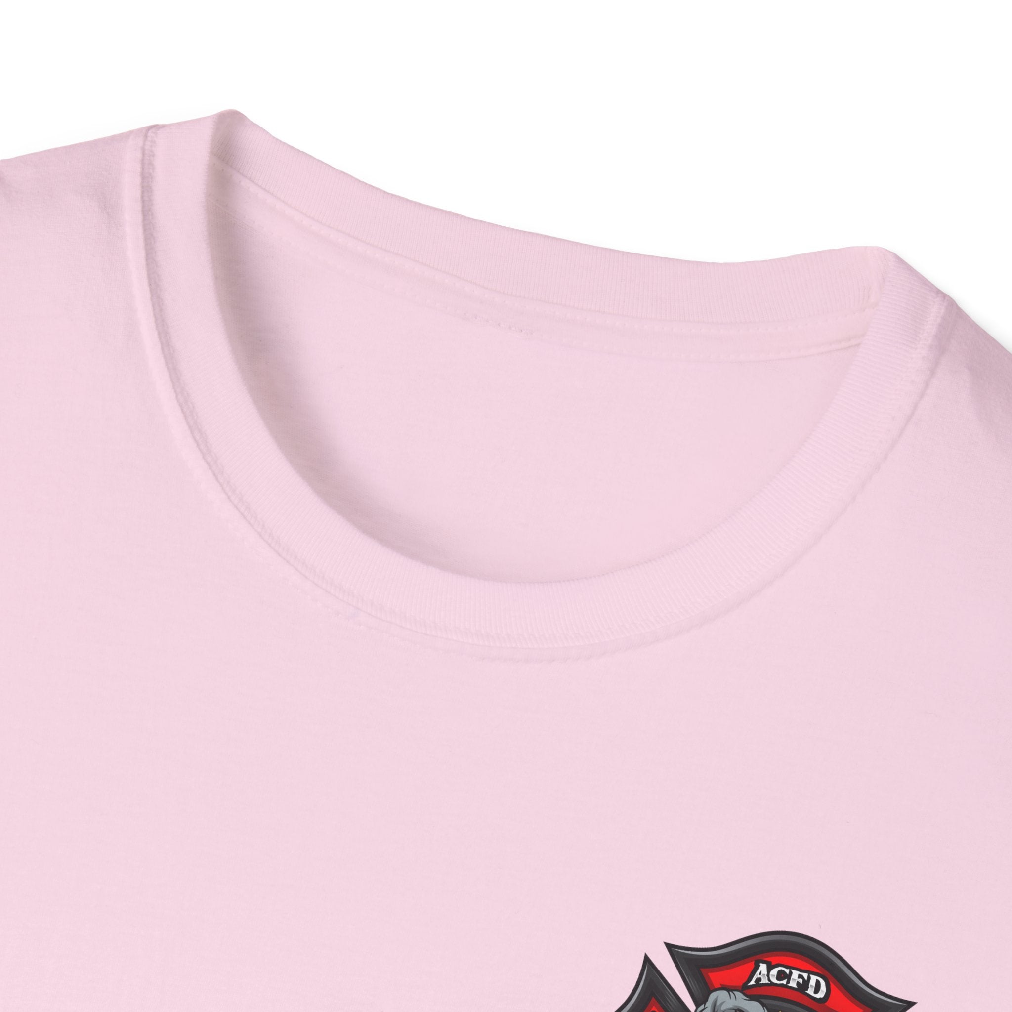 Station 3 Rhino Logo Officer - Gildan Soft Cotton Softstyle T-Shirt