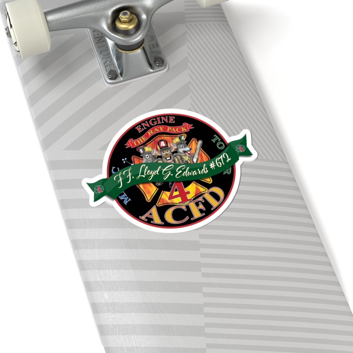 Lloyd Edwards Rat Pack Memorial Sticker - Kiss-Cut Stickers