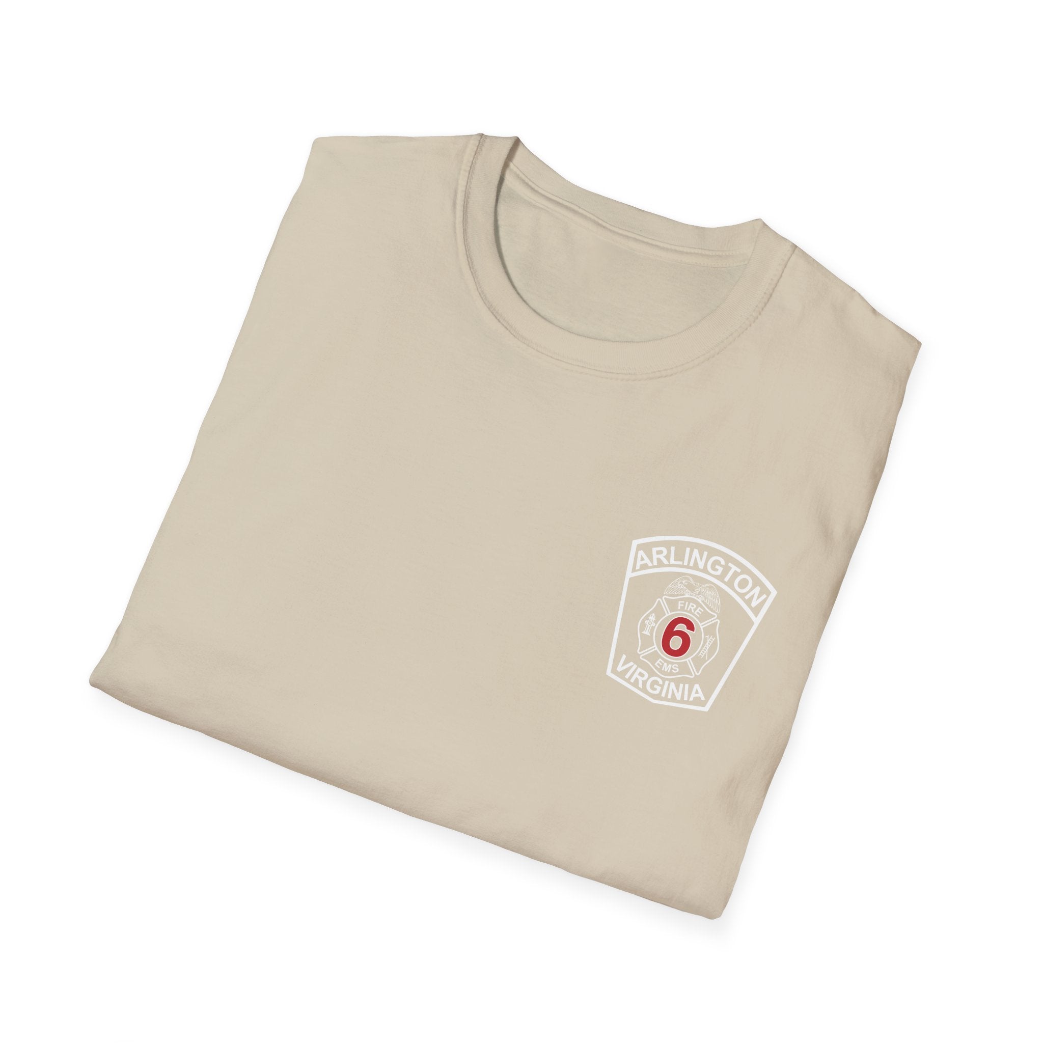Engine 6 Falls Church - Gildan Soft Cotton Softstyle T-Shirt