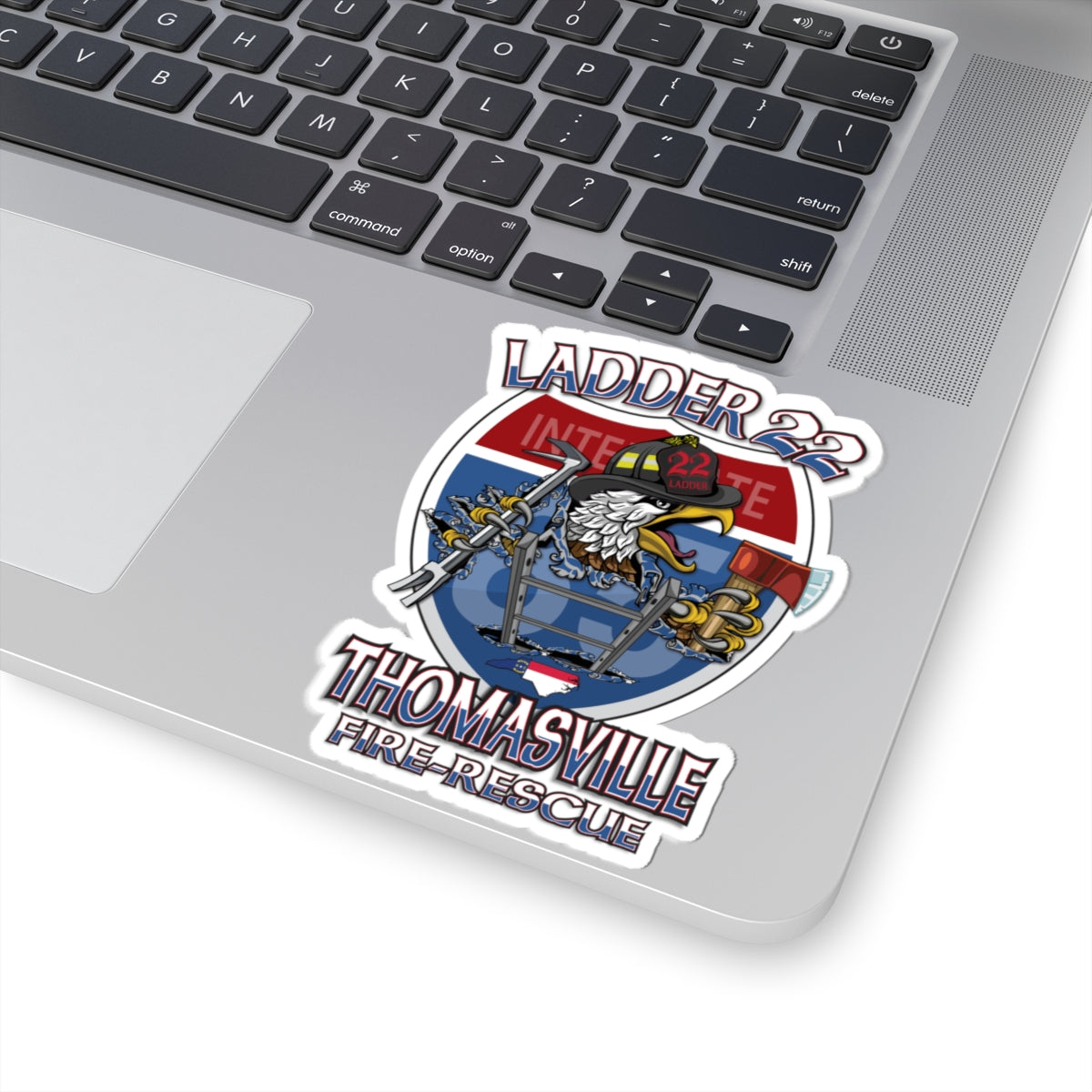 Thomasville NC Fire (Version 2) - Kiss-Cut Stickers