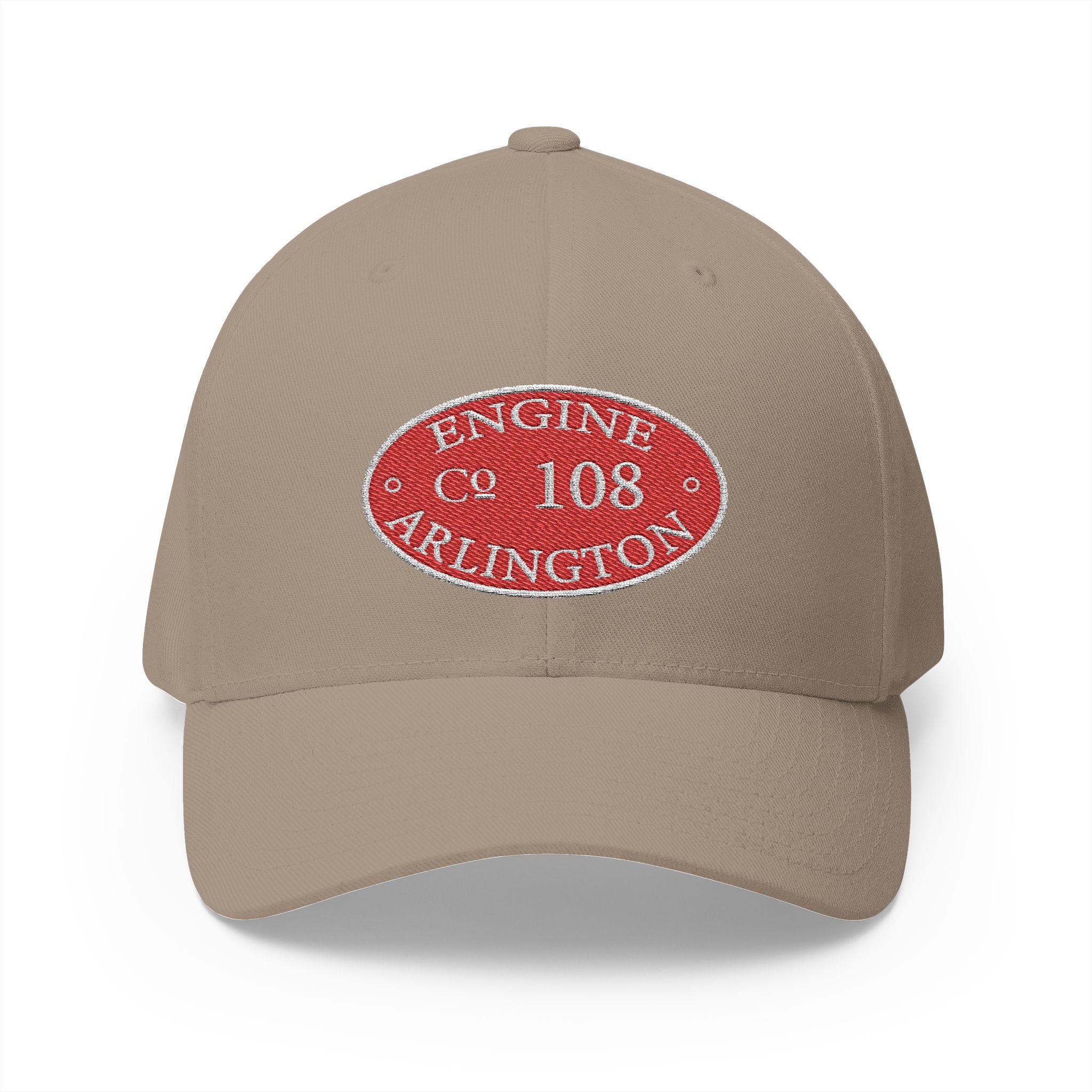 Arlington Engine 8 Circle Patch - FLEXFIT Closed-Back Structured Cap (Embroidery)