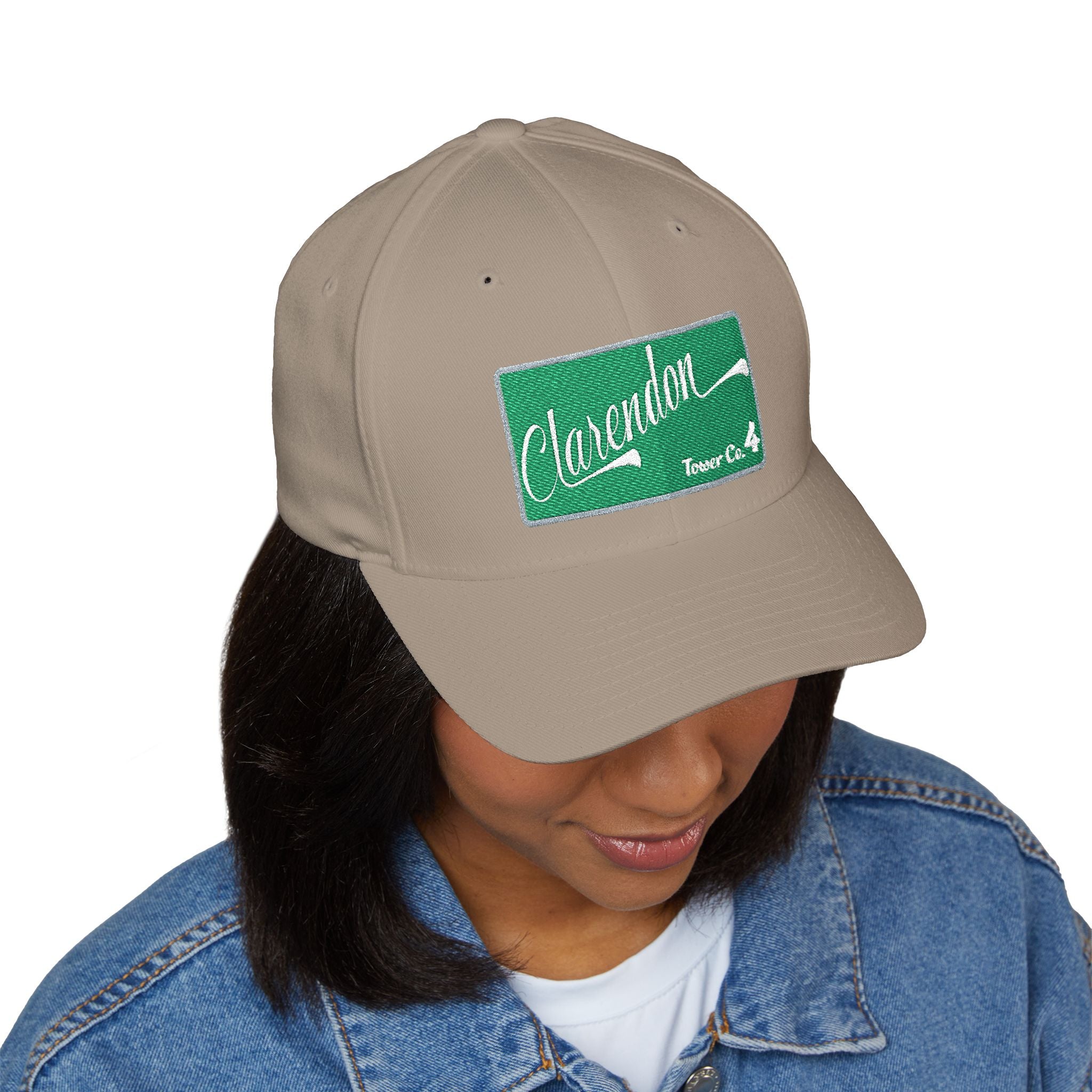 Arlington Clarendon Tower 4 - FLEXFIT Closed-Back Structured Cap (Embroidery)
