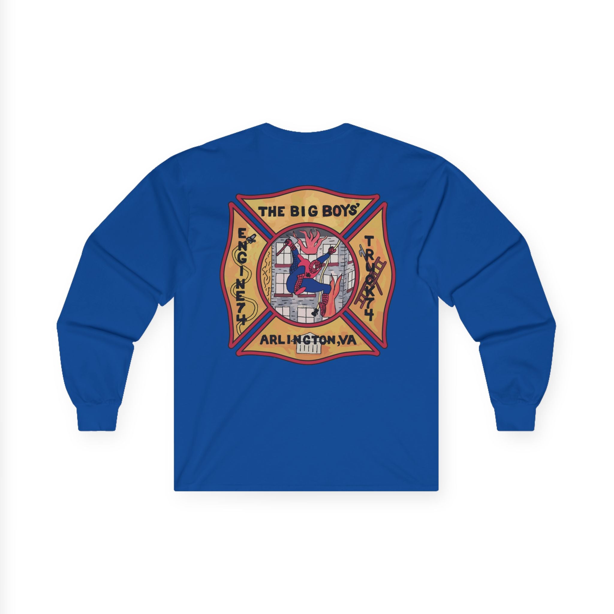 ACFD Truck 74 Old School Spider Shirt  - Unisex Ultra Cotton Long Sleeve Tee