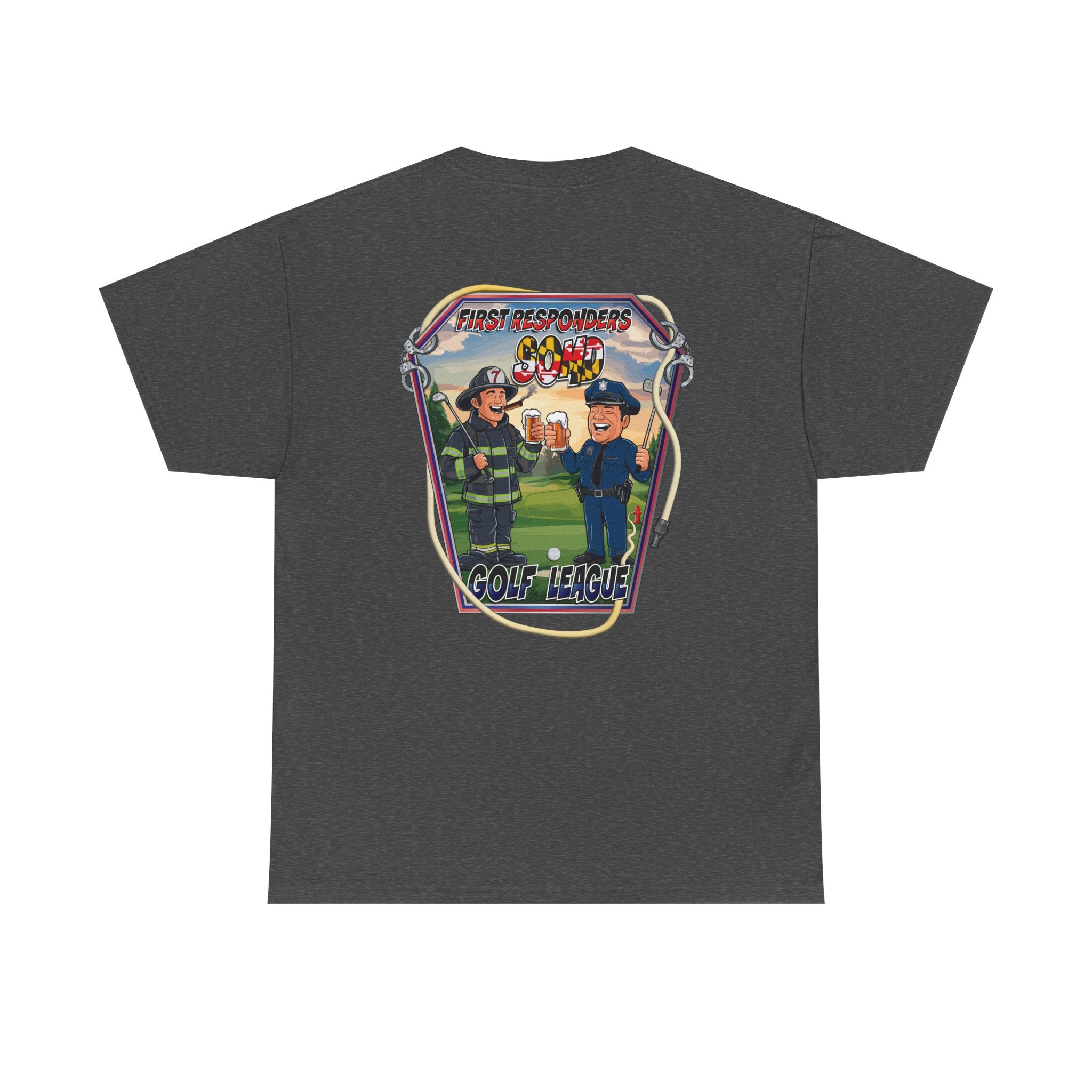 SOMD First Responder Golf - Heavy Cotton Tee