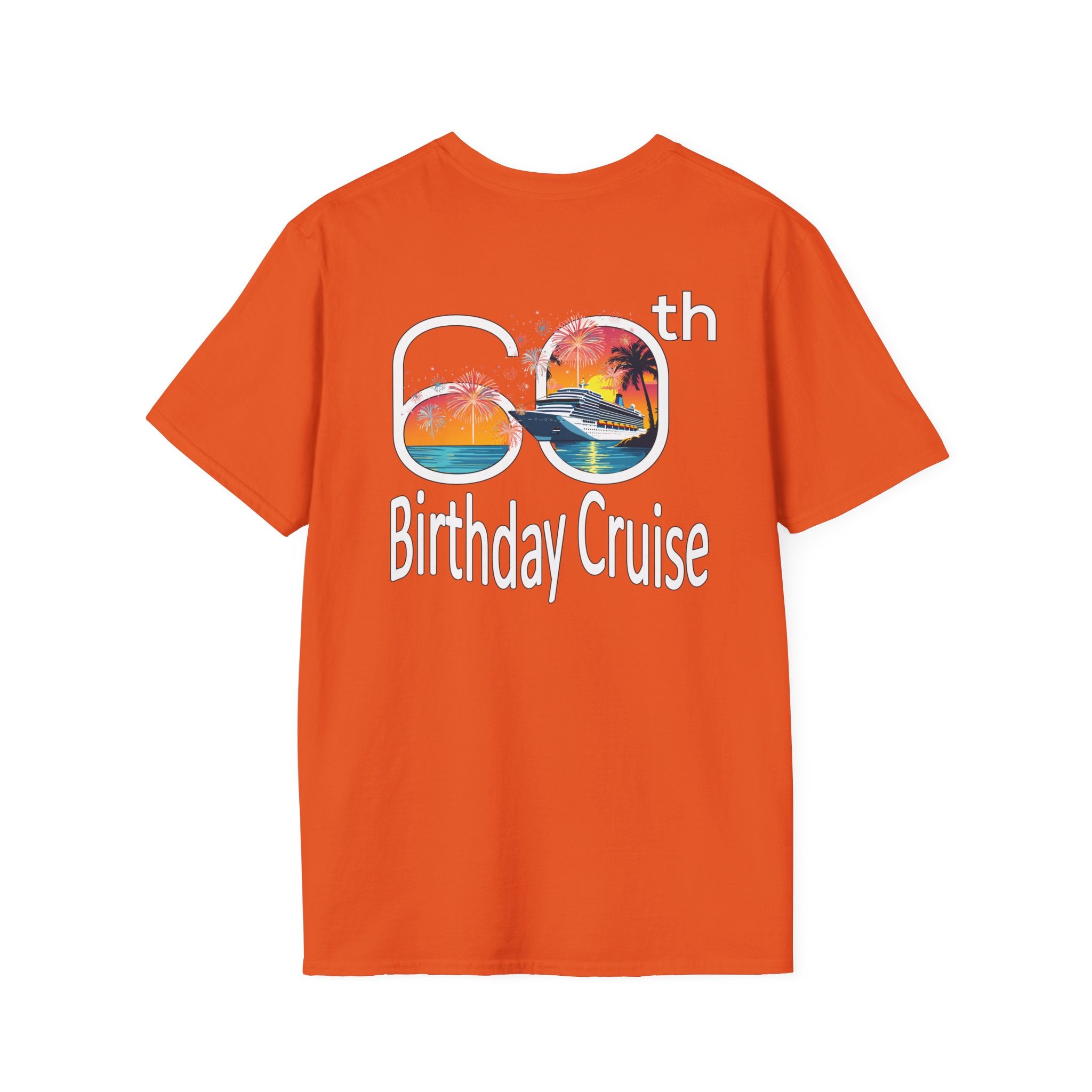 Renee Family Cruise Colorful - Unisex Softstyle Cotton T-Shirt