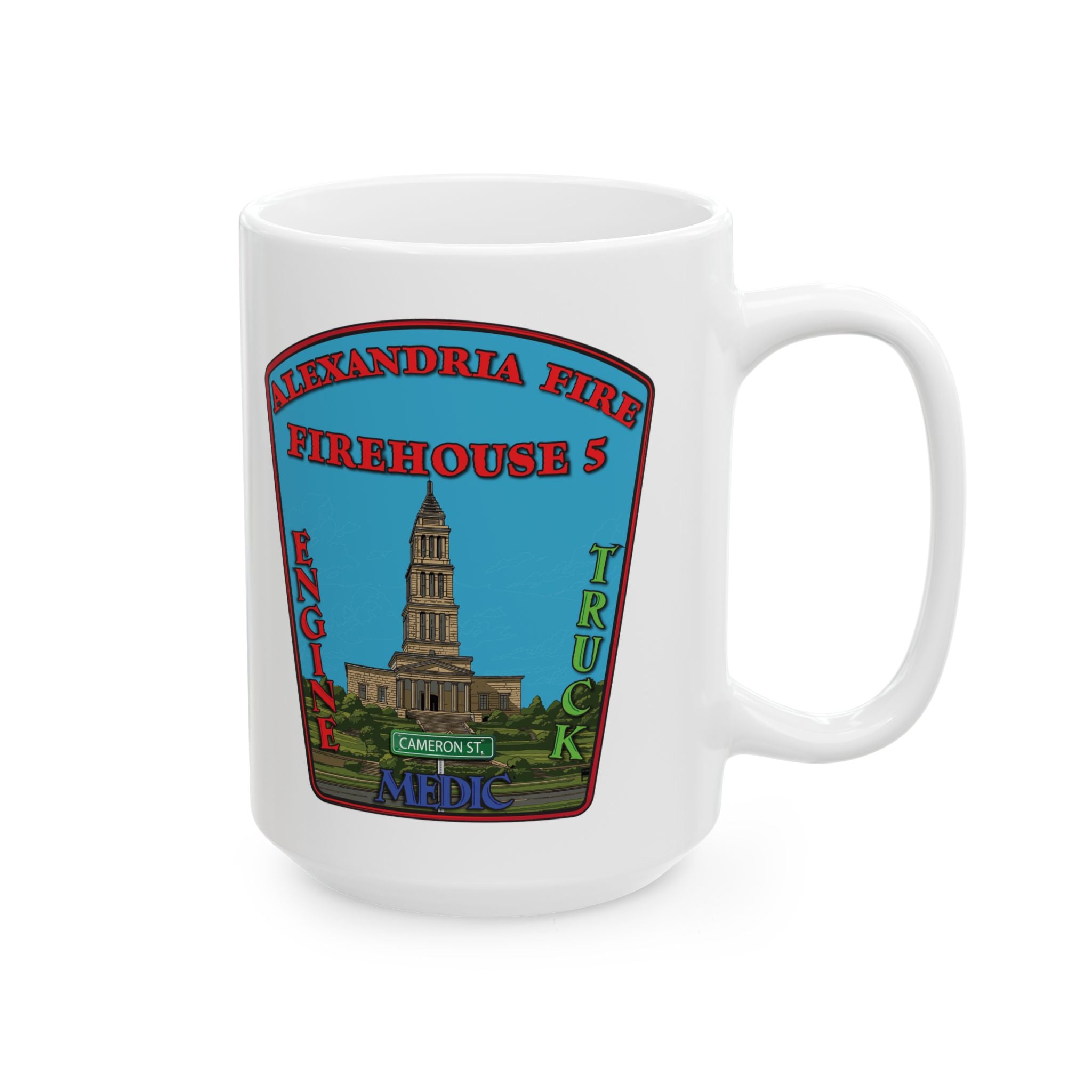 Alexandria Fire Station 5 - White Mug (11oz, 15oz)