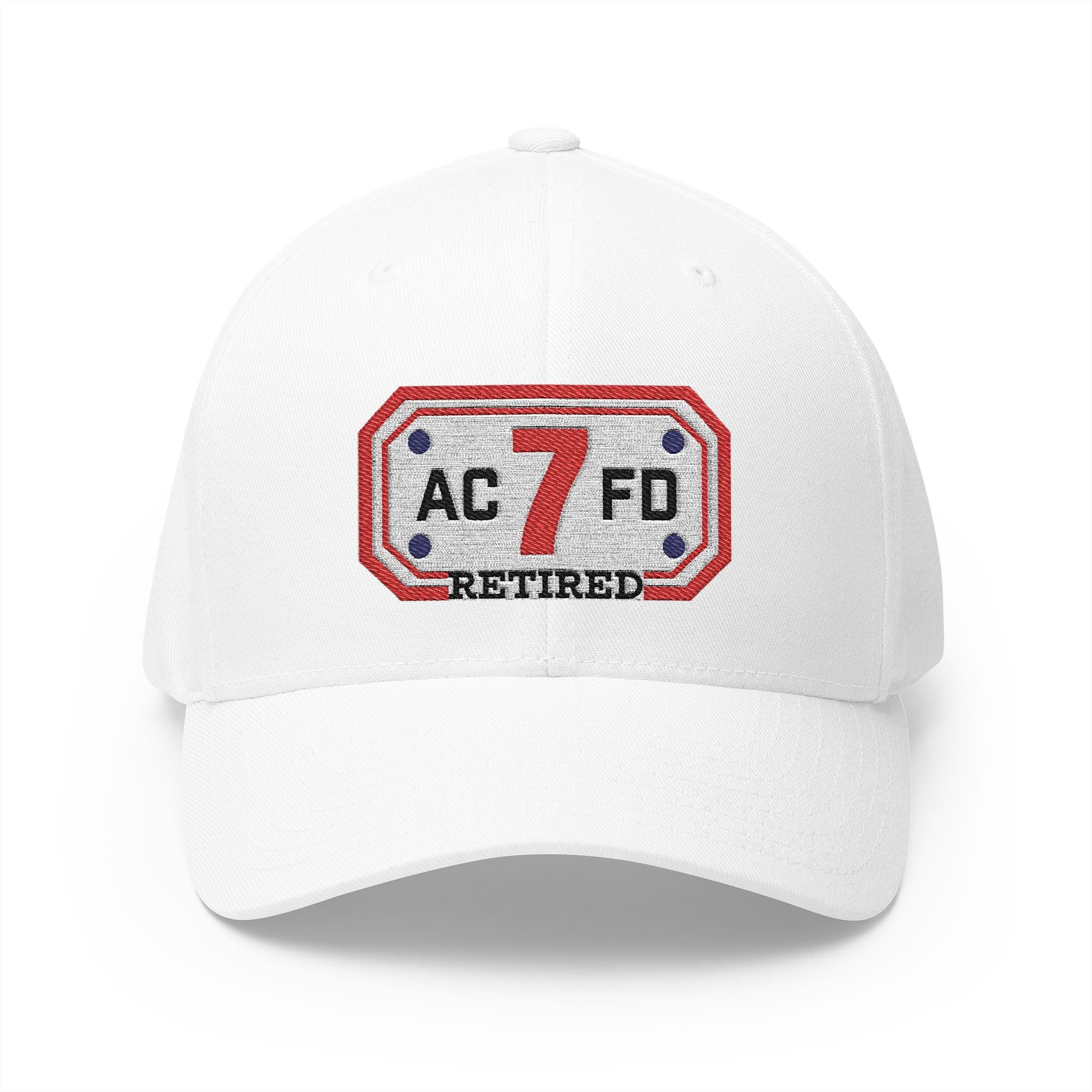 Retired Arlington Engine 7 - FLEXFIT Closed-Back Structured Cap (Embroidery)