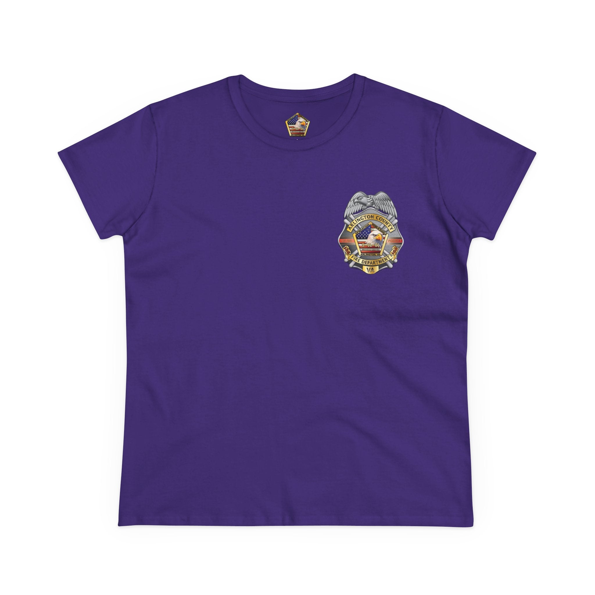 Arlington Badge / Operation Noble Eagle - Gildan Women's Midweight Cotton Tee
