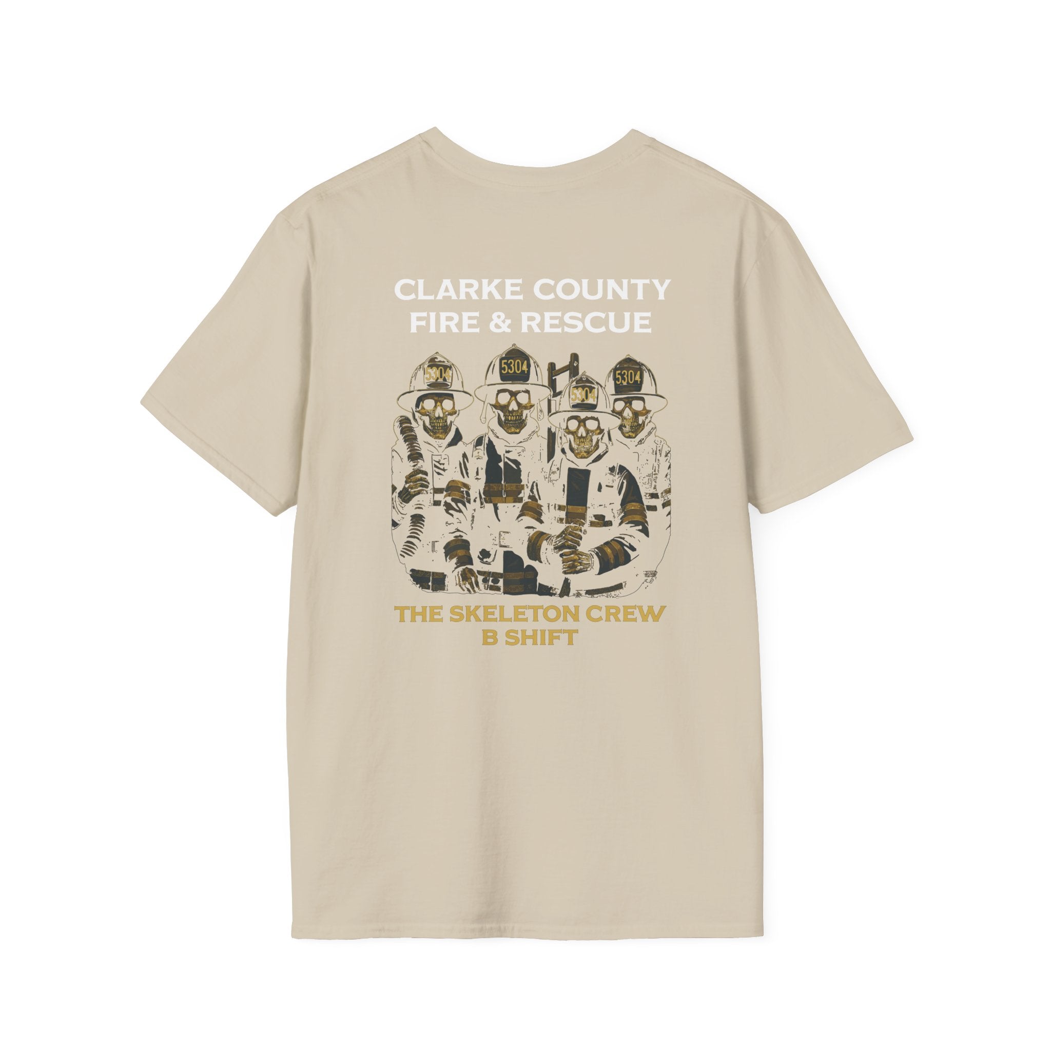 Clarke County B Shift version 1 (Portion of Proceeds go to Local 5304) - Gildan Soft Cotton Softstyle T-Shirt