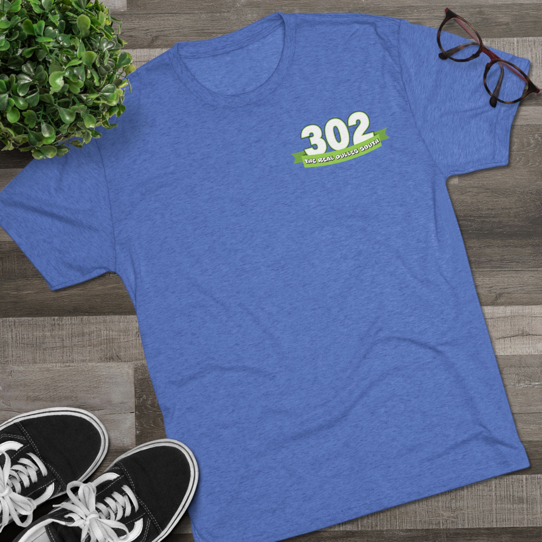 MWAA 302 Real Dulles South - NextLevel Tri-Blend Crew Tee unisex