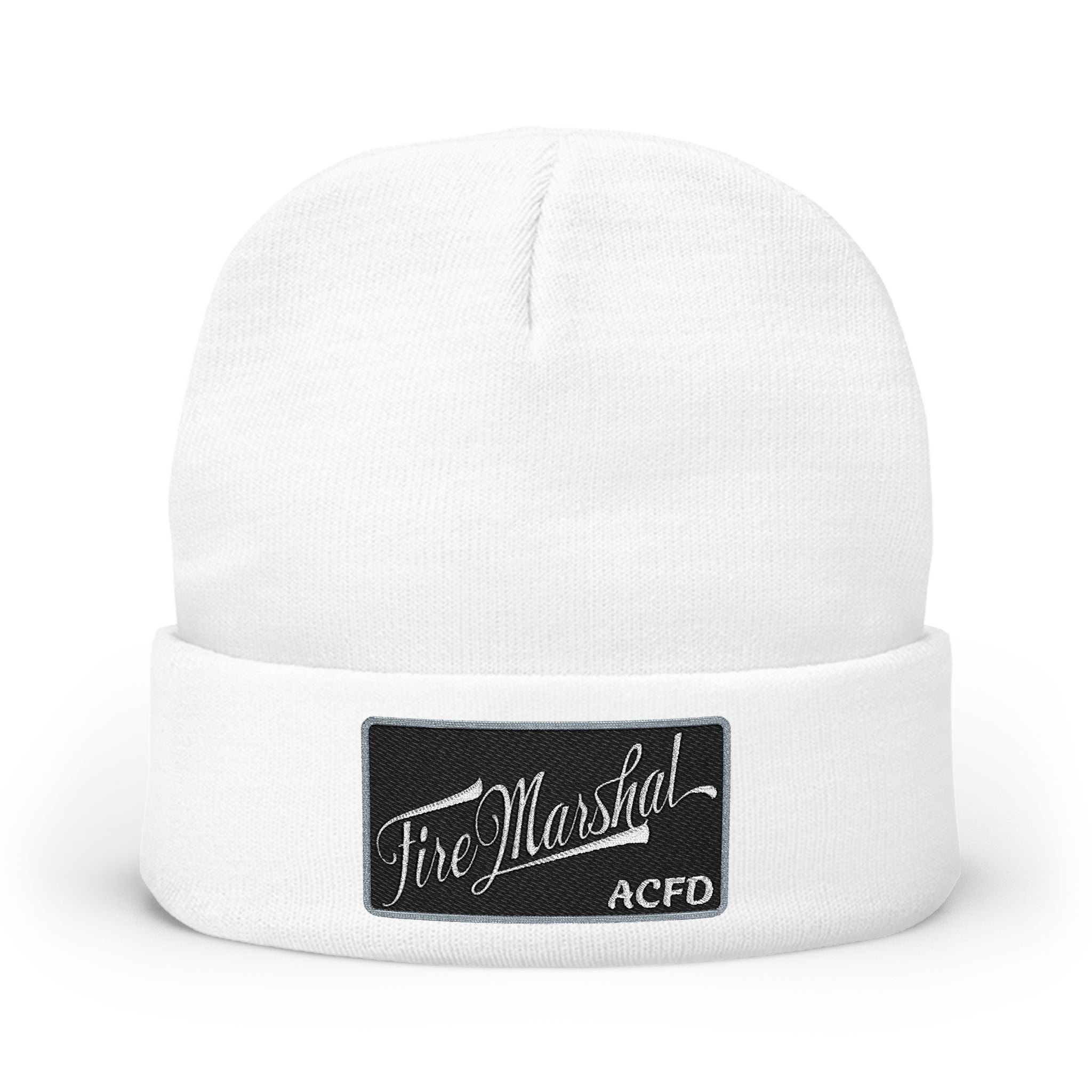 Arlington Fire Marshal Written- Knit Beanie (Embroidery)