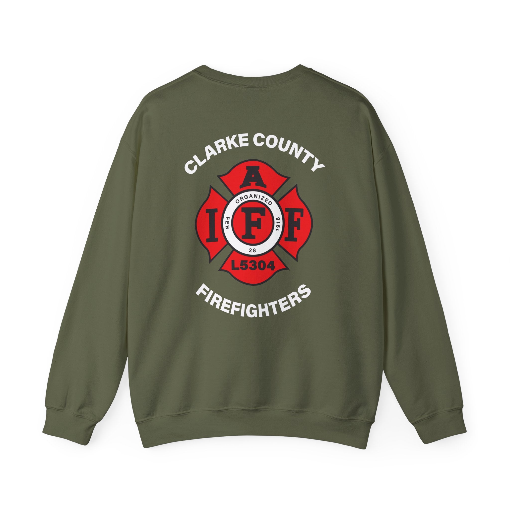 Clarke County Fire Local 5304 - Gildan Unisex Heavy Blend™ Crewneck Sweatshirt