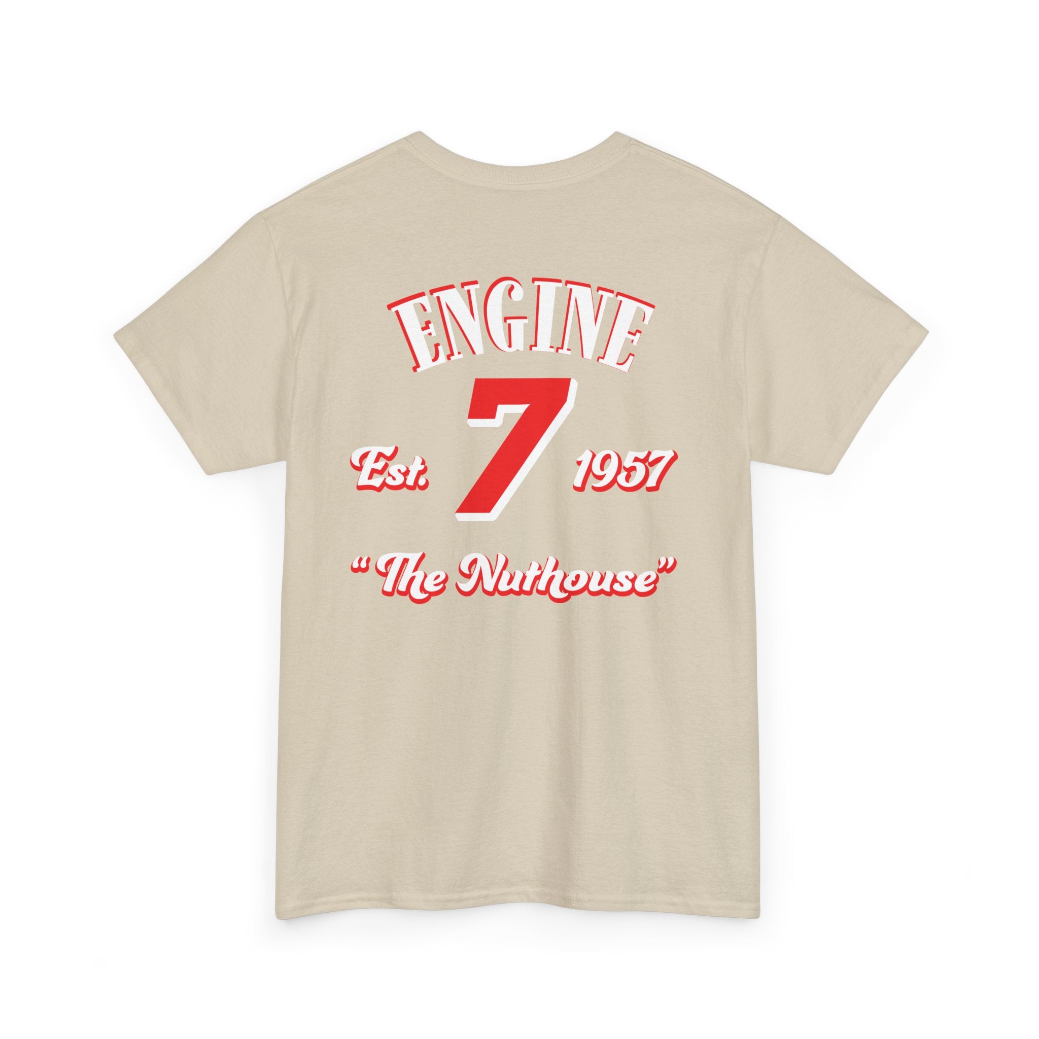 Hollywood MD Vol Fire Engine 7 - Heavy Cotton Unisex Tee