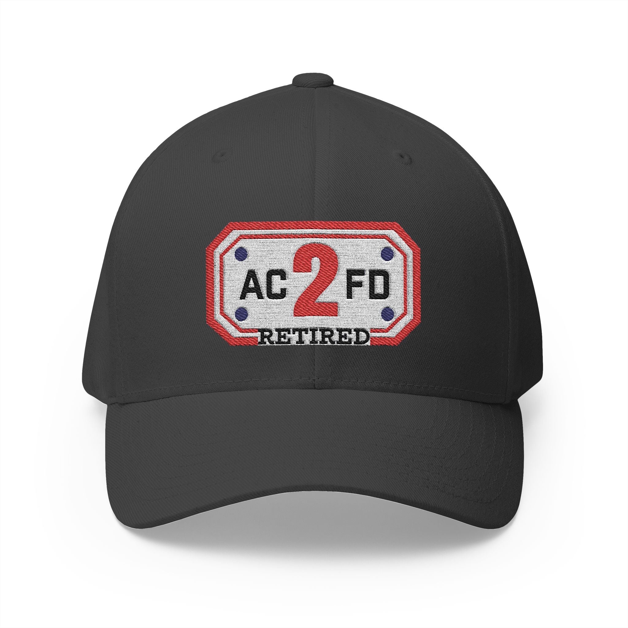 Retired Arlington Engine 2 - FLEXFIT Closed-Back Structured Cap (Embroidery)