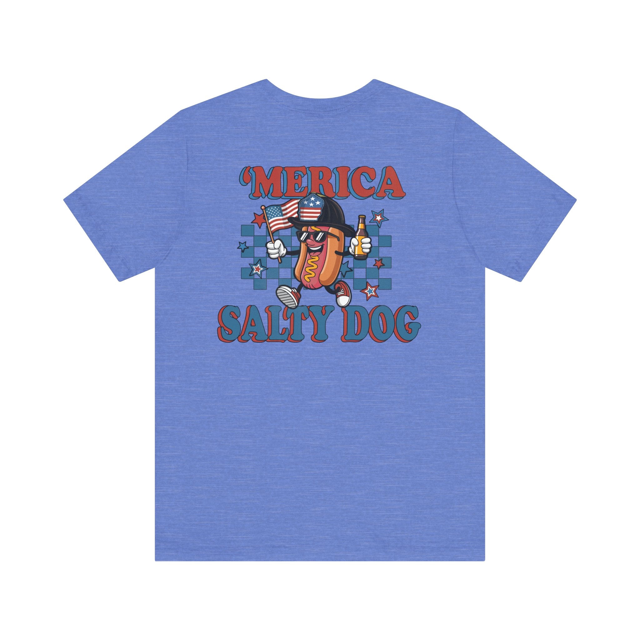 Salty Dog 'Merica Shirt - Bella-Canva Soft Jersey Short Sleeve Tee