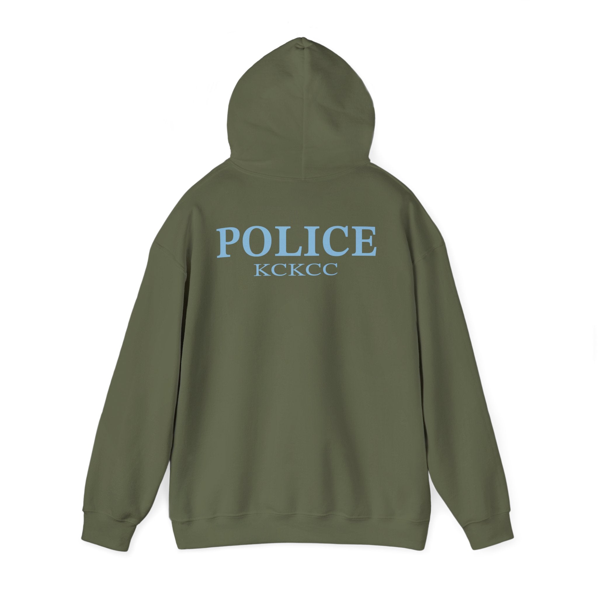Kansas City College Police Blue Patch - Unisex Heavy Blend™ Hooded Sweatshirt