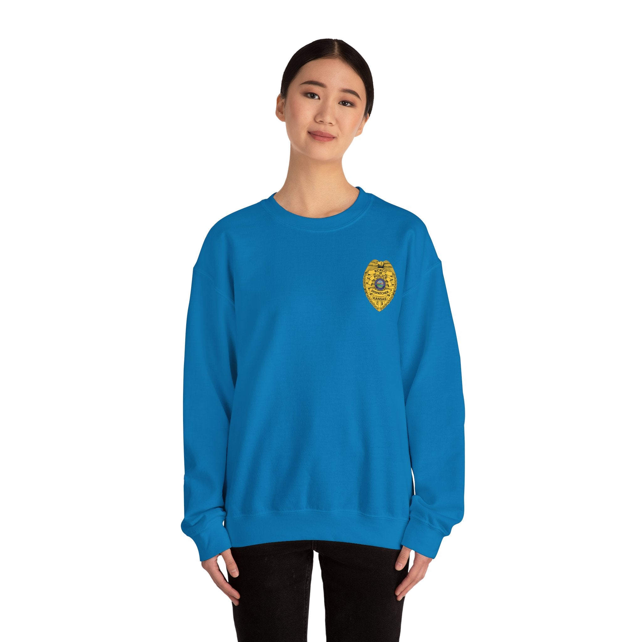 Kansas City College Police Dispatcher - Unisex Heavy Blend™ Crewneck Sweatshirt
