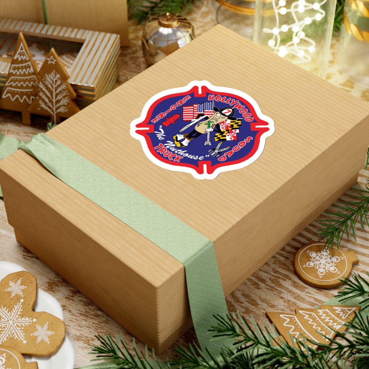 Kiss-Cut Stickers - Hollywood Maryland Vol. Fire Dept.