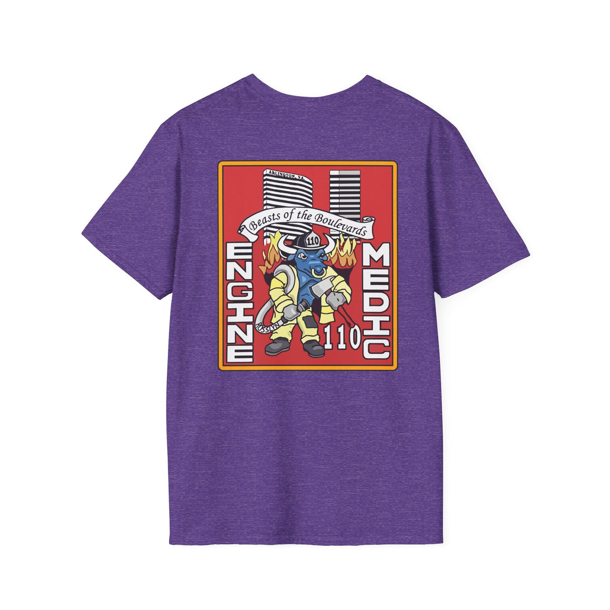 Arlington Station 10 Beast of Blvd (version 2) - Gildan Soft Cotton Softstyle T-Shirt