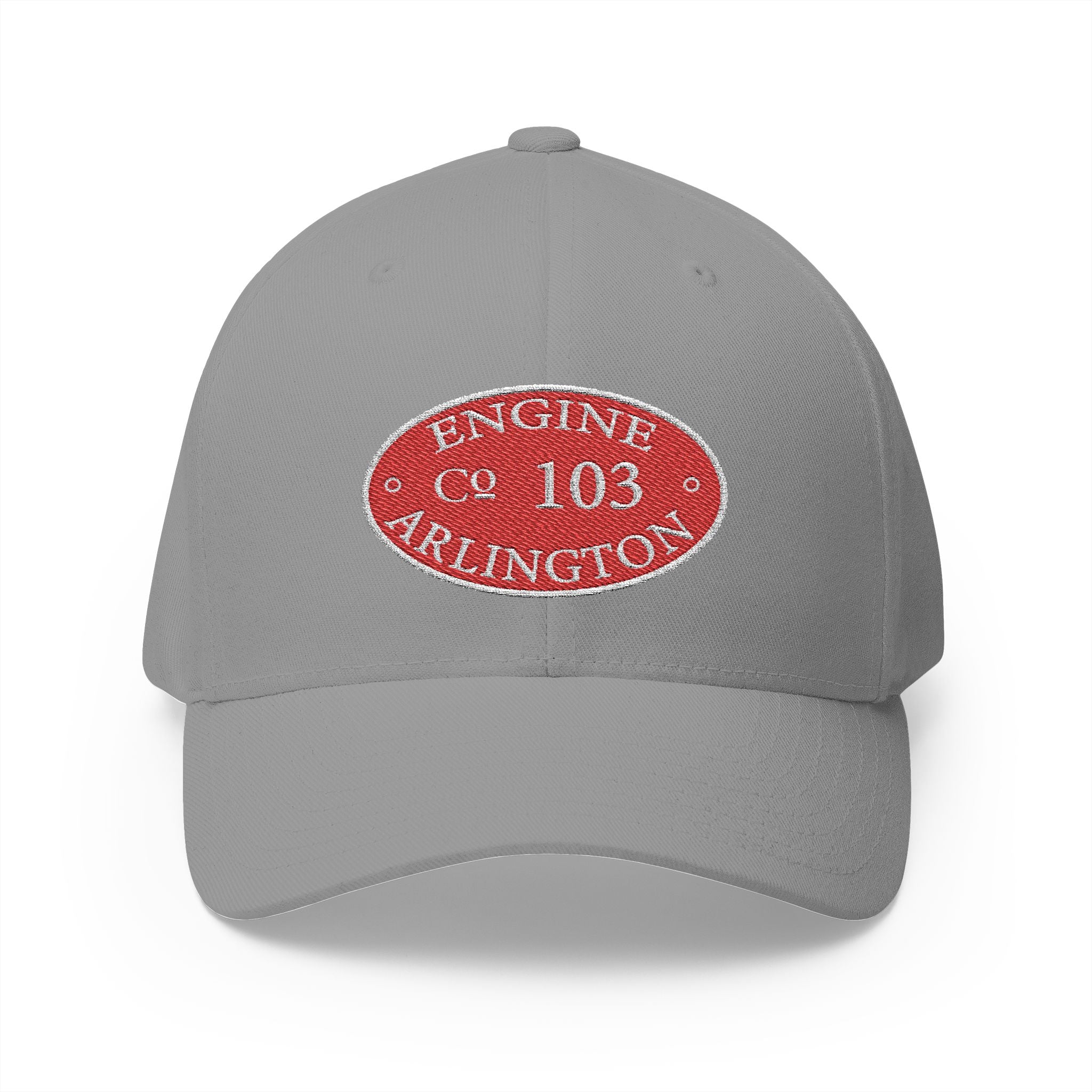 Arlington Engine 3 Circle Patch - FLEXFIT Closed-Back Structured Cap (Embroidery)
