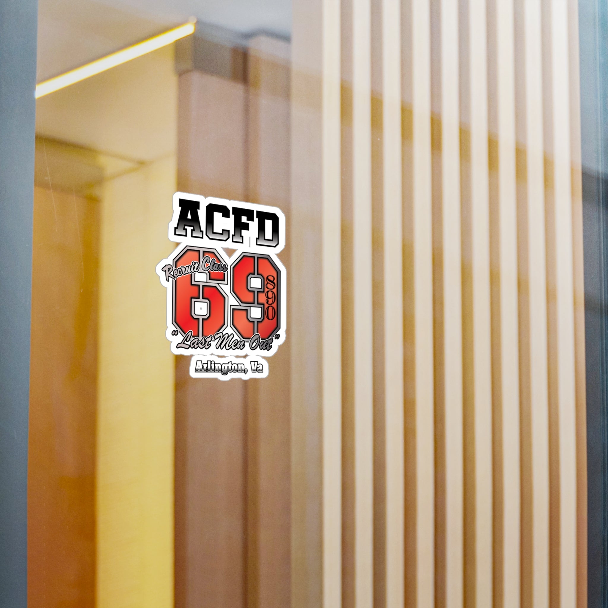 Kiss-Cut Vinyl Decals -Recruit Class 69 Arlington