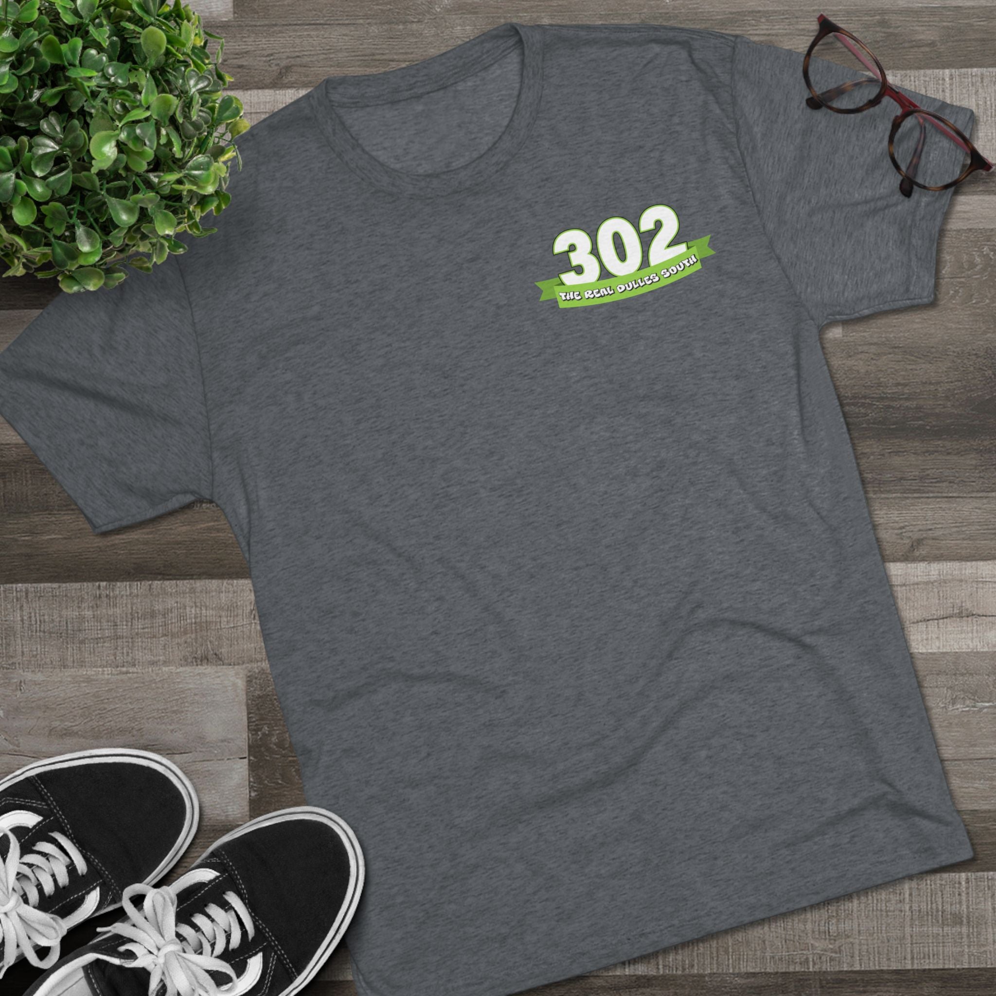 MWAA 302 Real Dulles South - NextLevel Tri-Blend Crew Tee unisex
