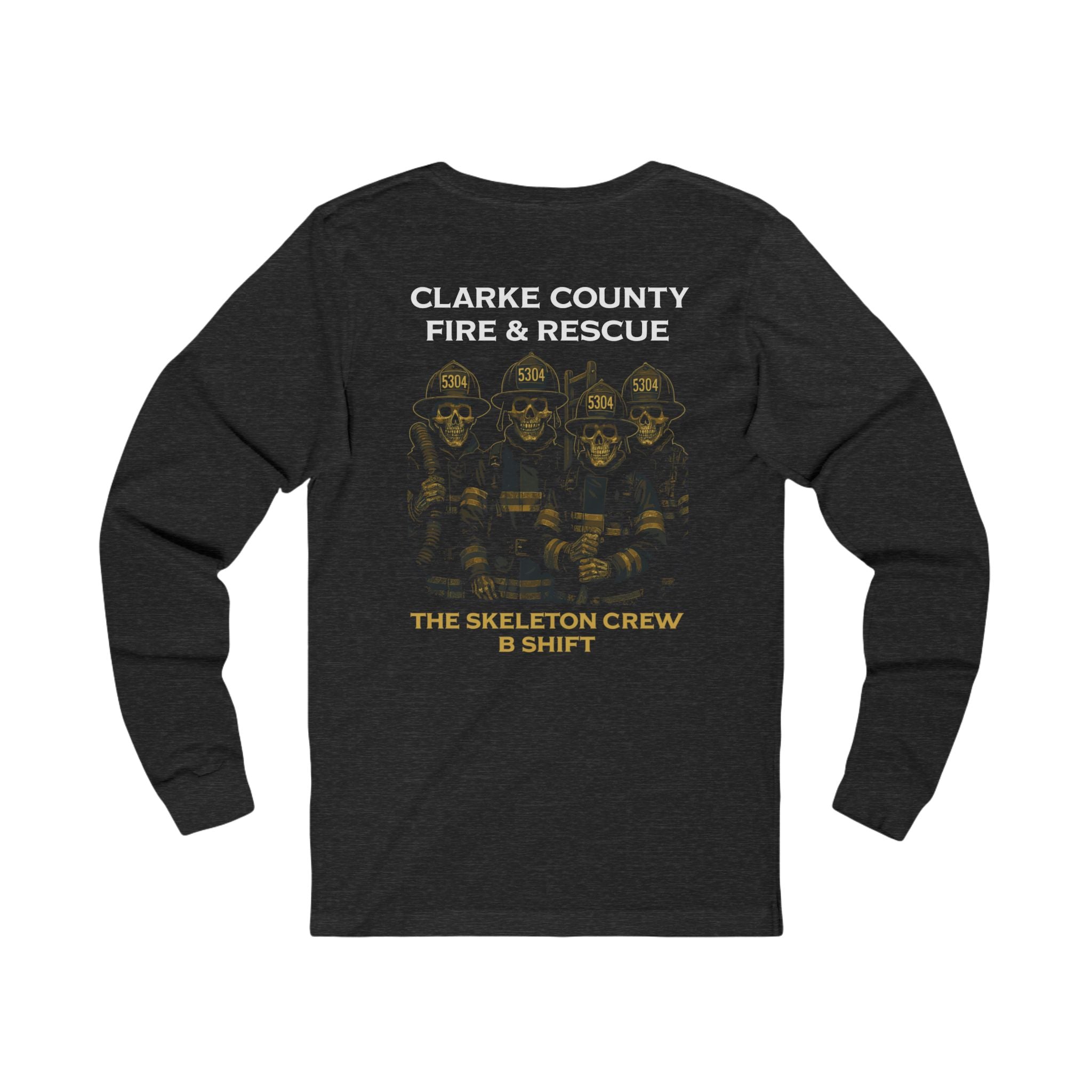 Clarke County B Shift version 1 - Bella-Canvas Soft Jersey Cotton Long Sleeve Tee