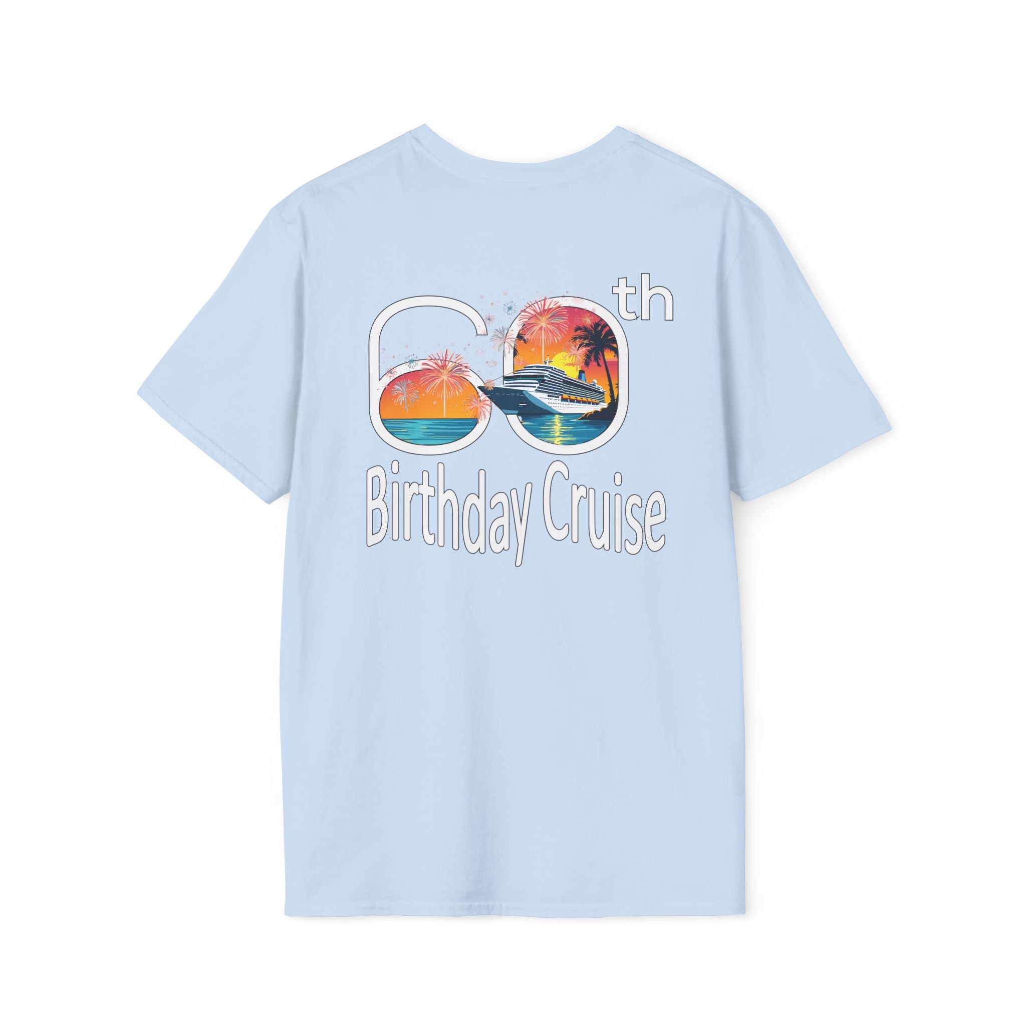 Renee Family Cruise Colorful - Unisex Softstyle Cotton T-Shirt