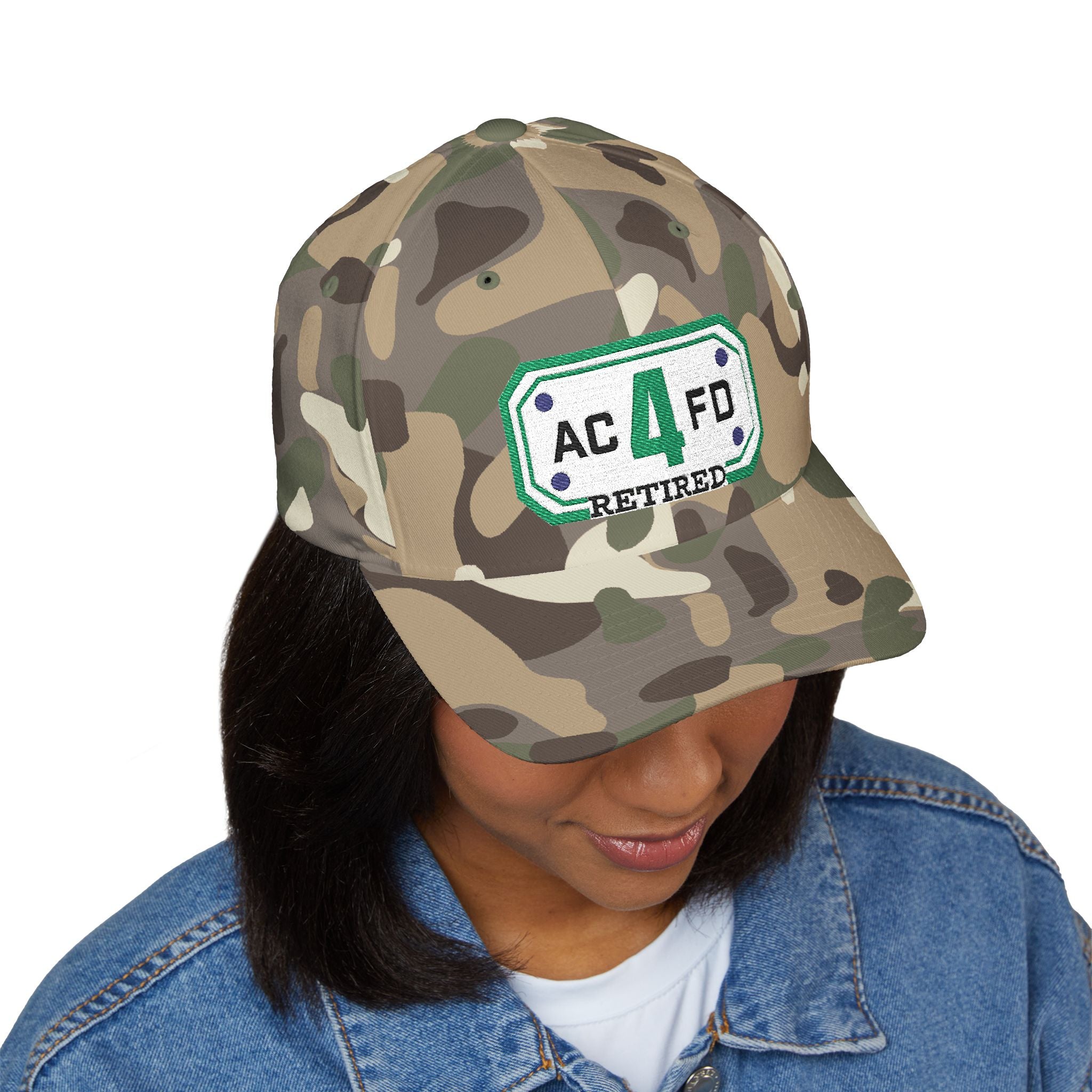 Retired Arlington Tower 4 - FLEXFIT Closed-Back Structured Cap (Embroidery)