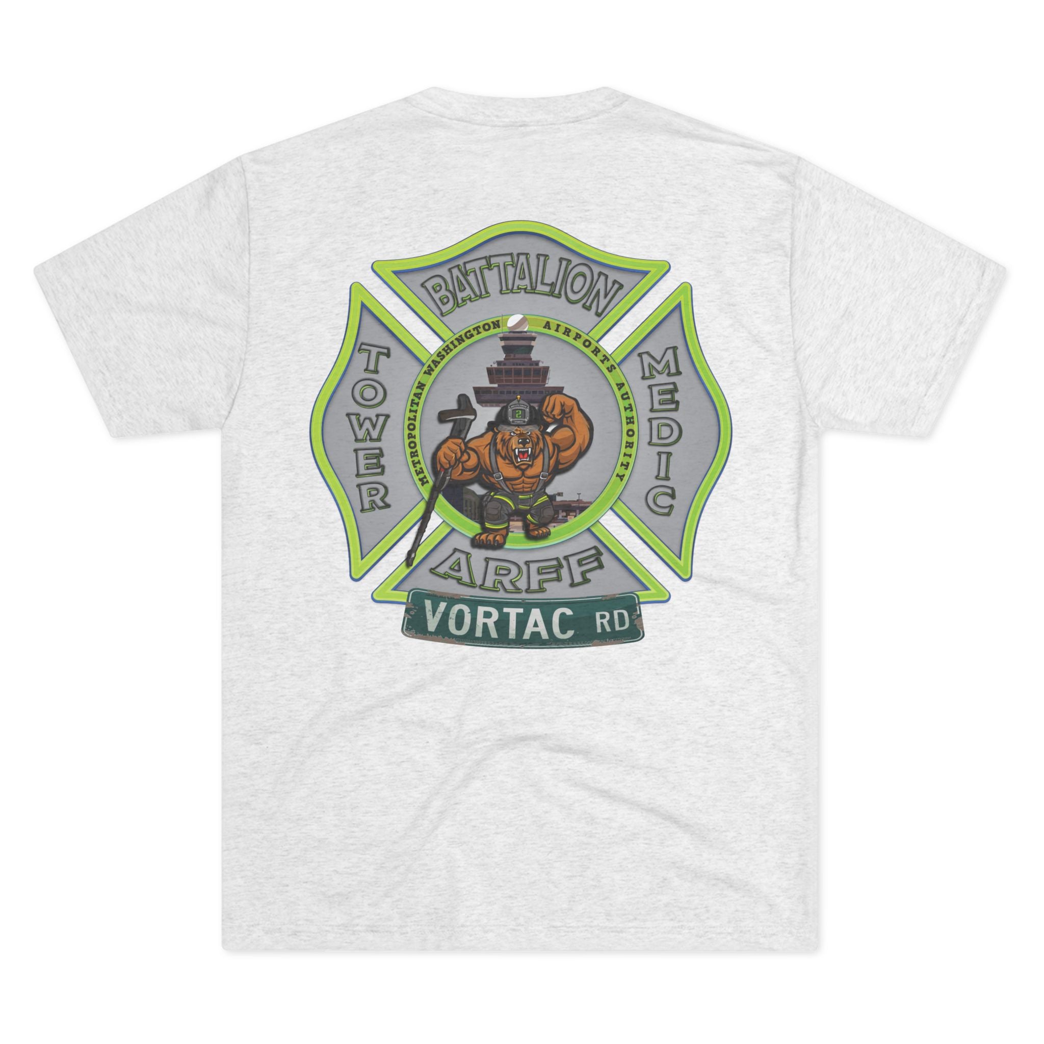 MWAA 302 Real Dulles South - NextLevel Tri-Blend Crew Tee unisex